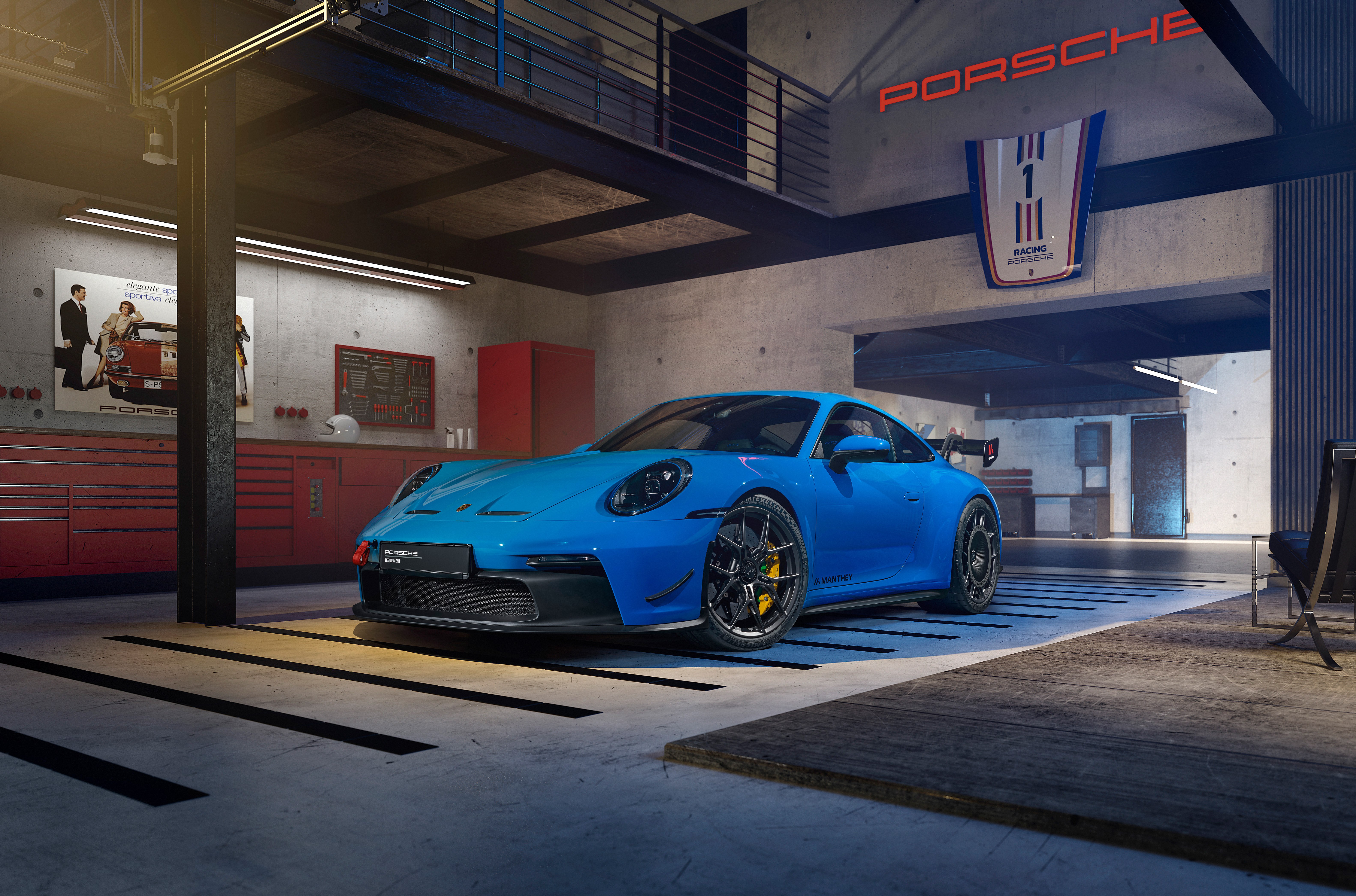 Porsche 911 GT3, Manthey Performance Kit, 2022, 5K