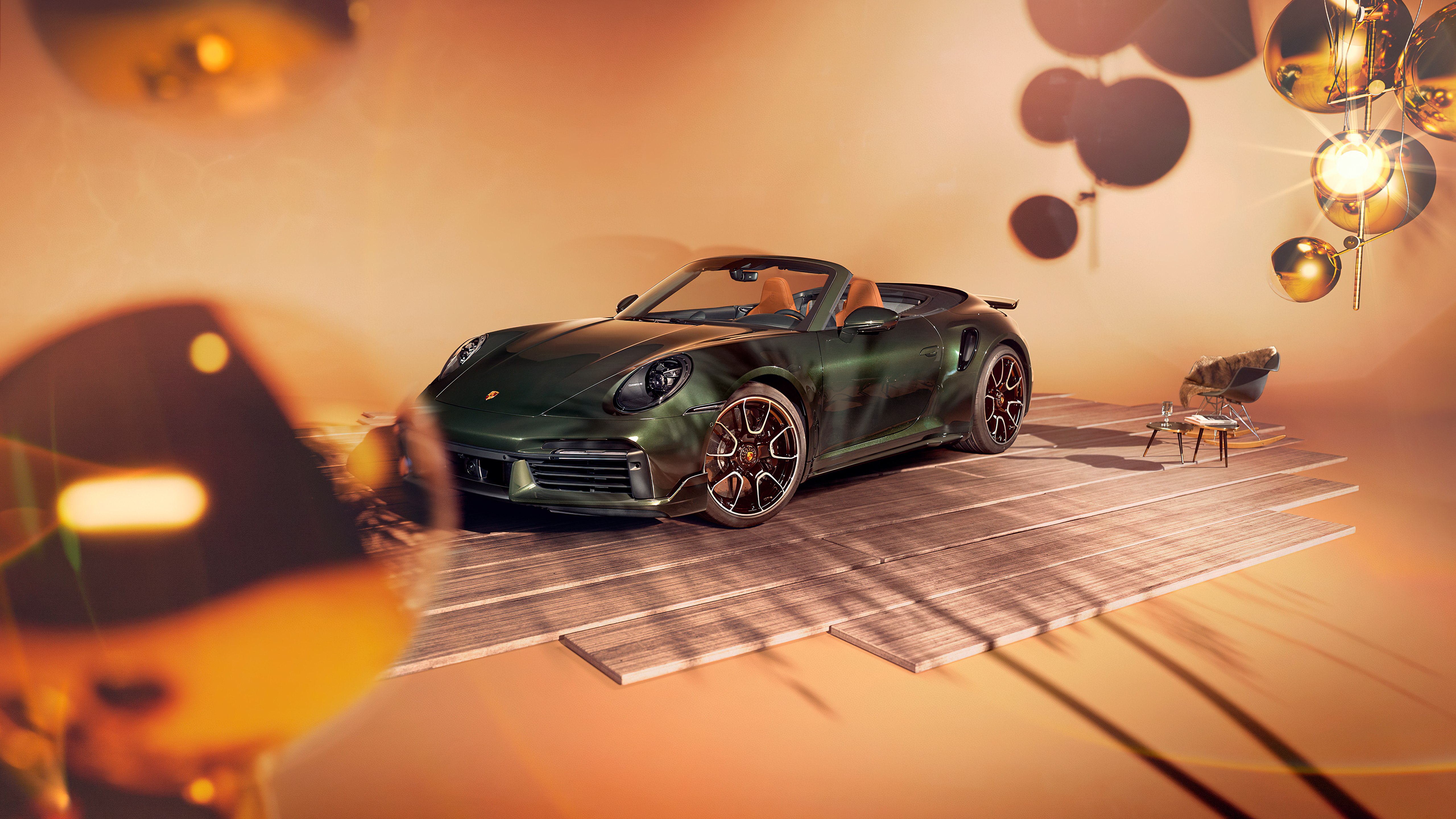 Porsche 911 Turbo S, Heritage Edition, 5K, Estética