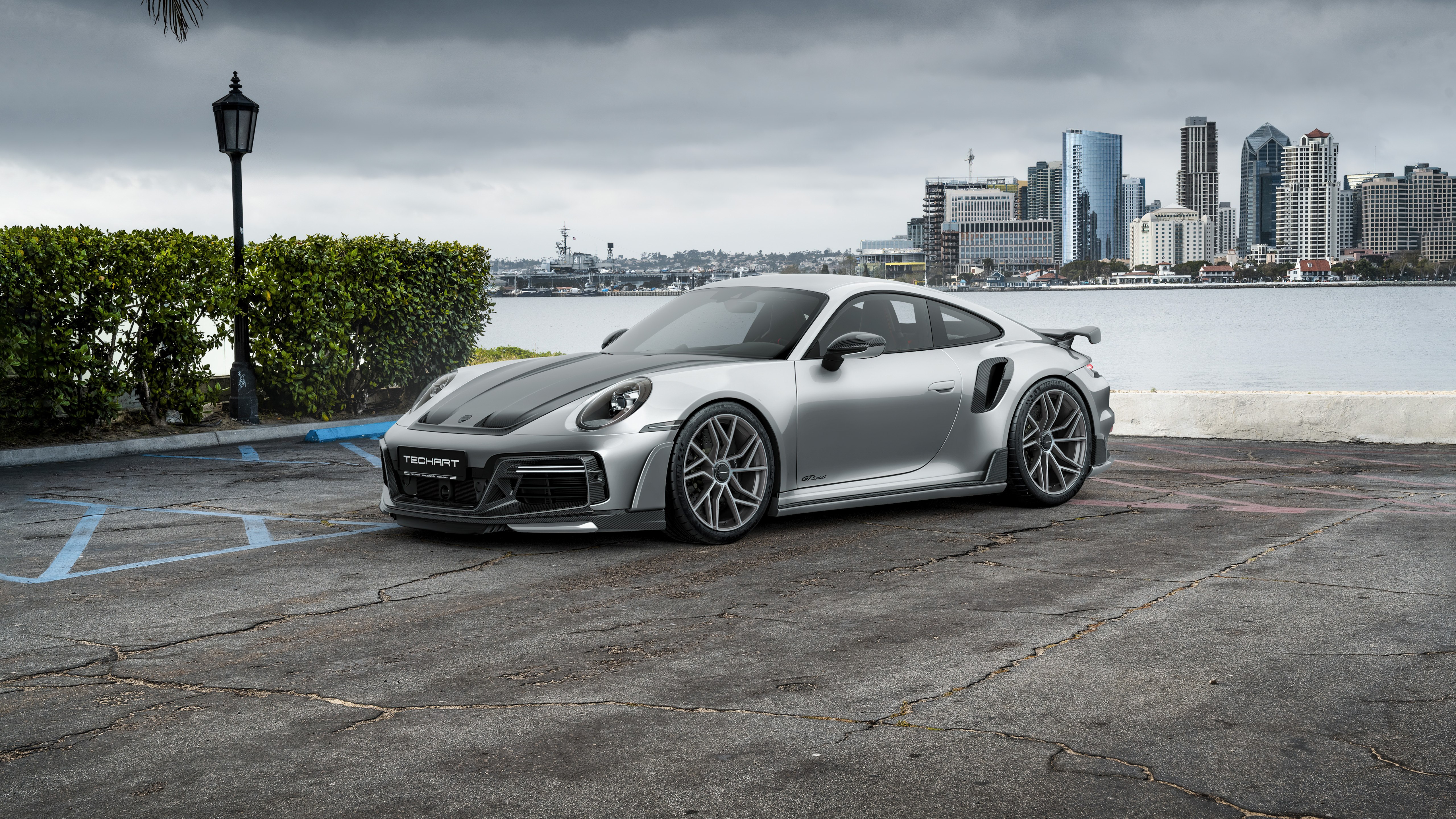 Porsche 911 Turbo S, TechArt GTsport, 5K