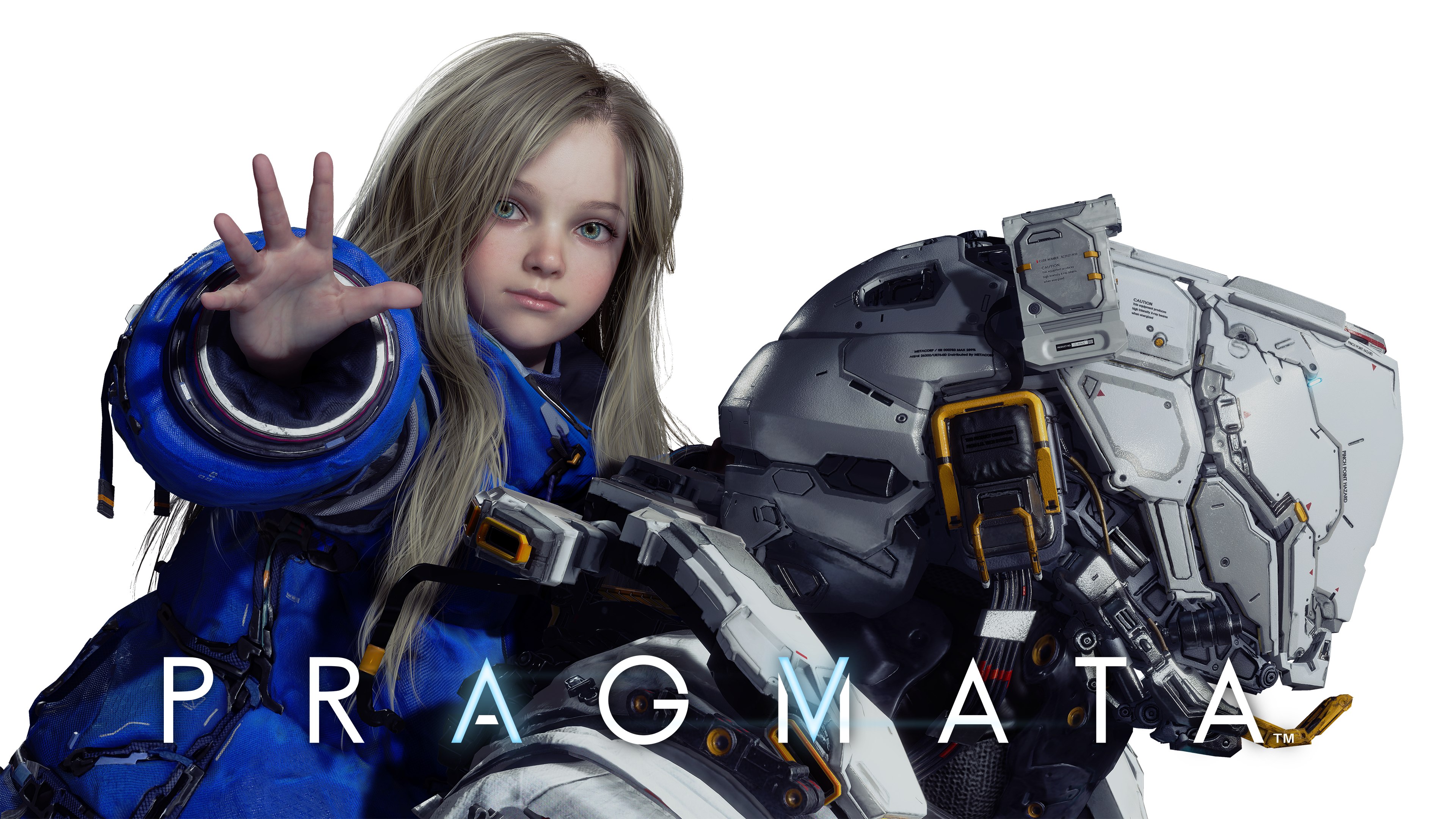 Pragmata, Fundo branco, Hugh (Pragmata), Diana (Pragmata), Jogos de 2026, Videogame