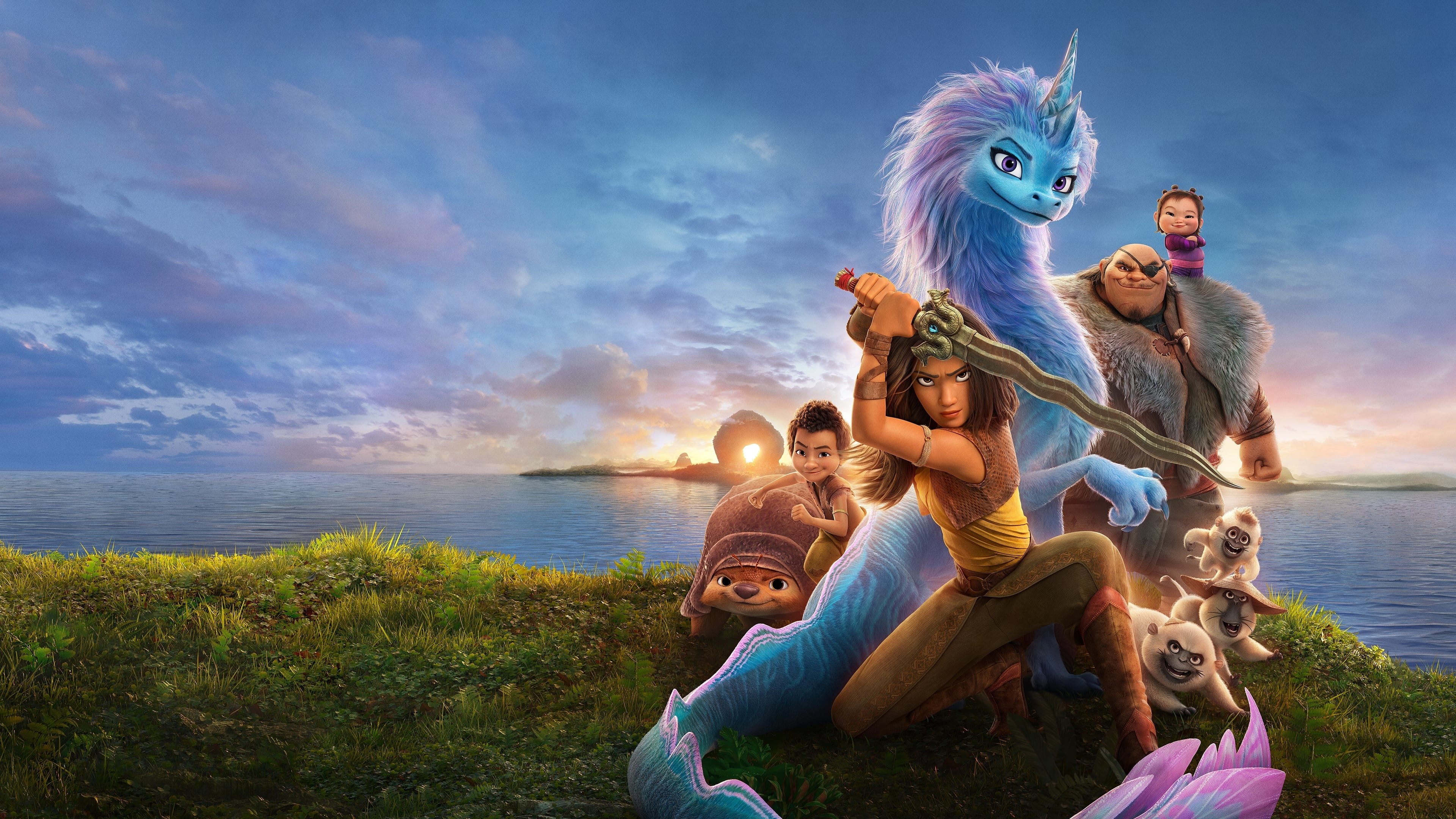 Raya e o Último Dragão, Pôster do filme, Animação, Filmes de 2021