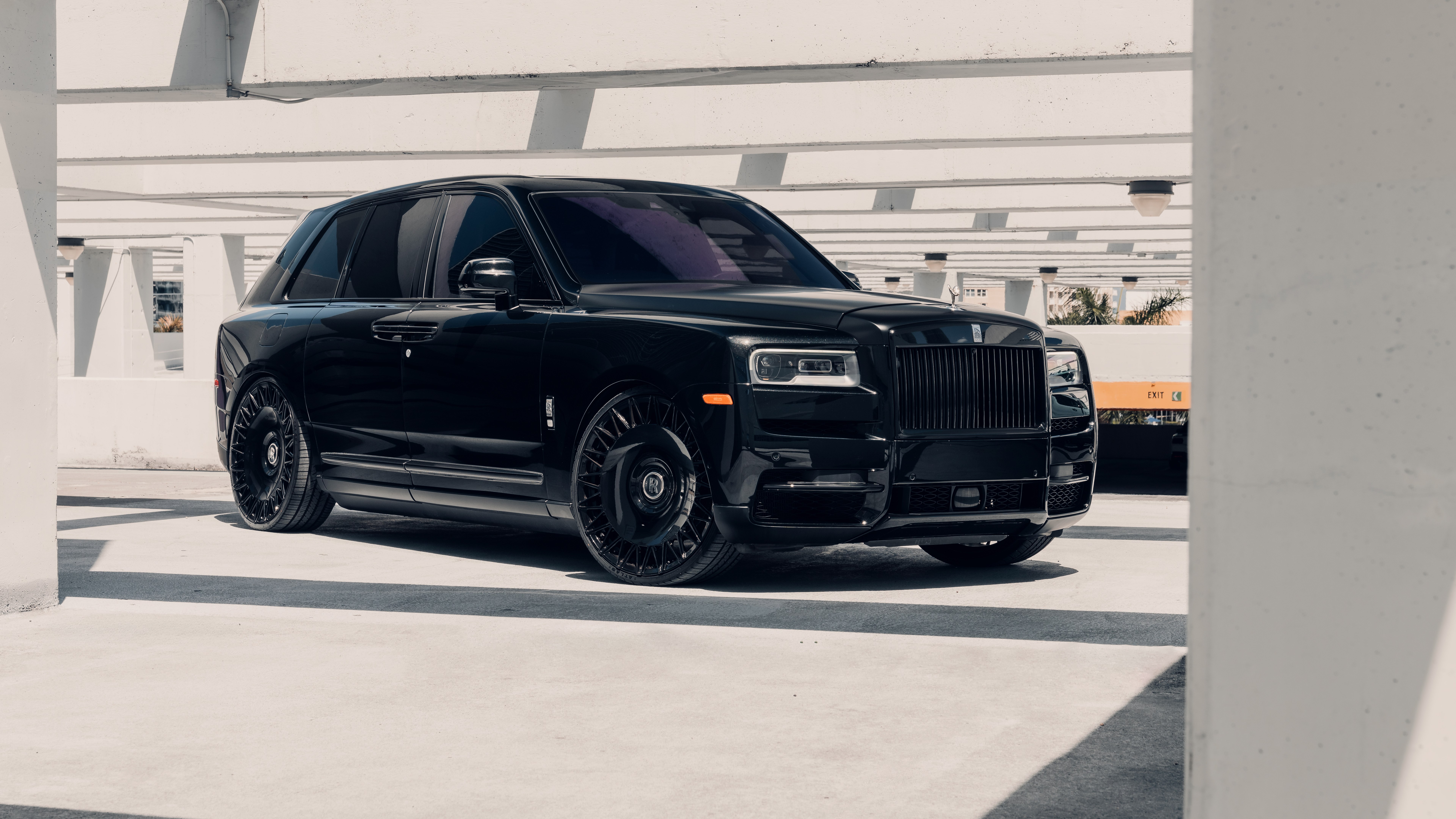 Rolls-Royce Cullinan, Carros pretos, 5K, 8K