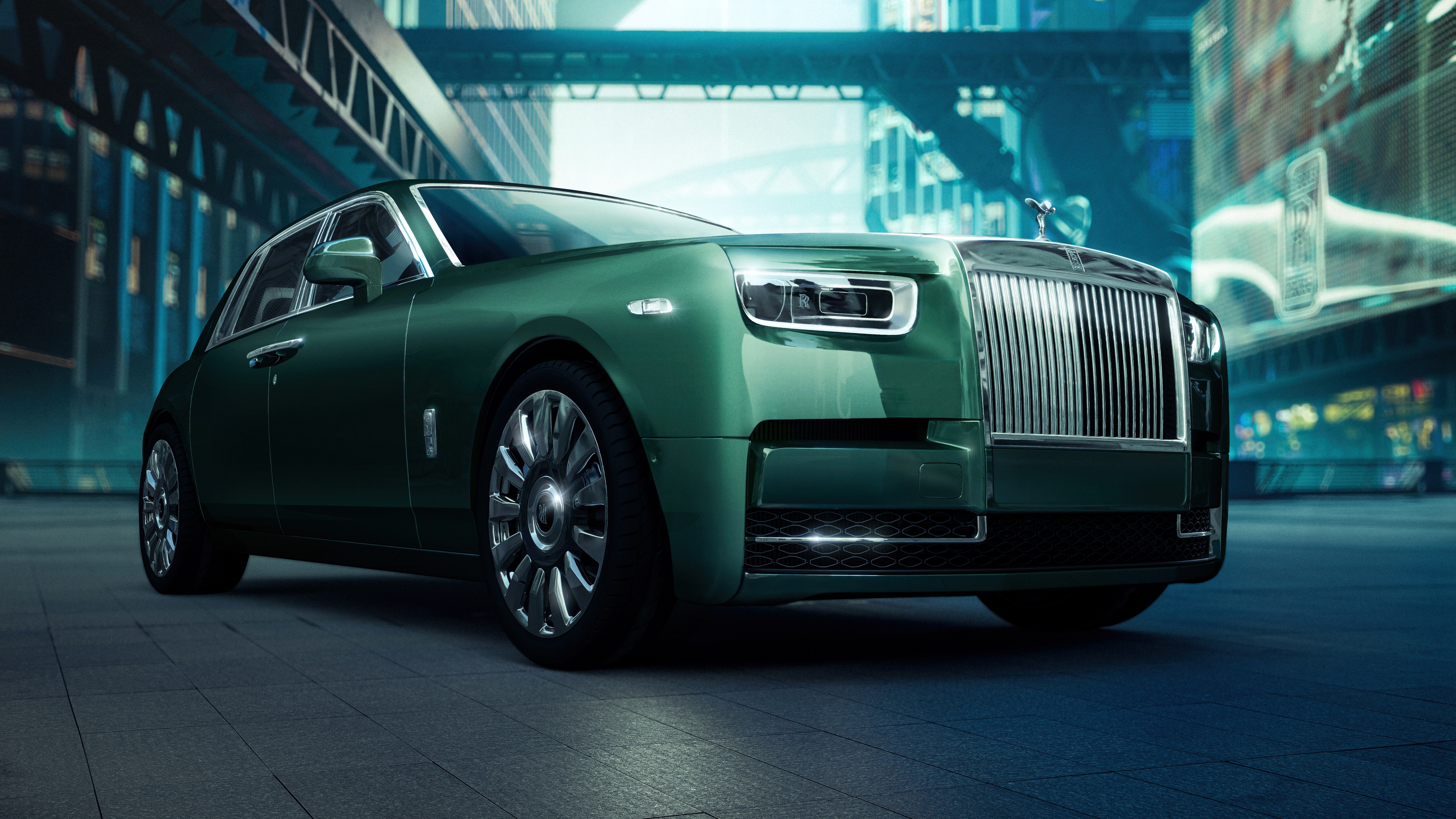 Rolls-Royce Ghost, Estética, 5K, Carros de luxo
