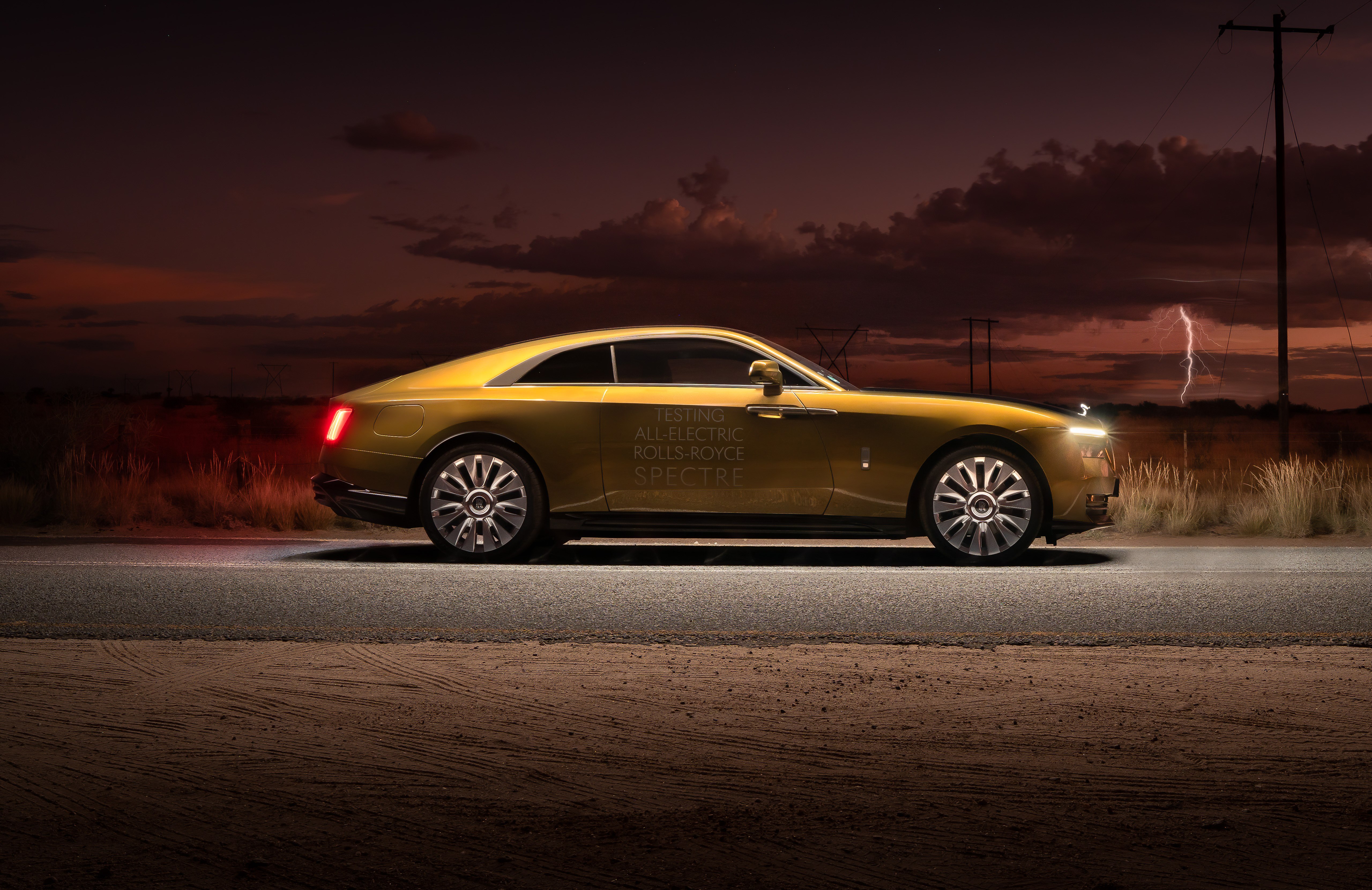 Rolls-Royce Spectre, 2023, Carros elétricos de luxo, 5K