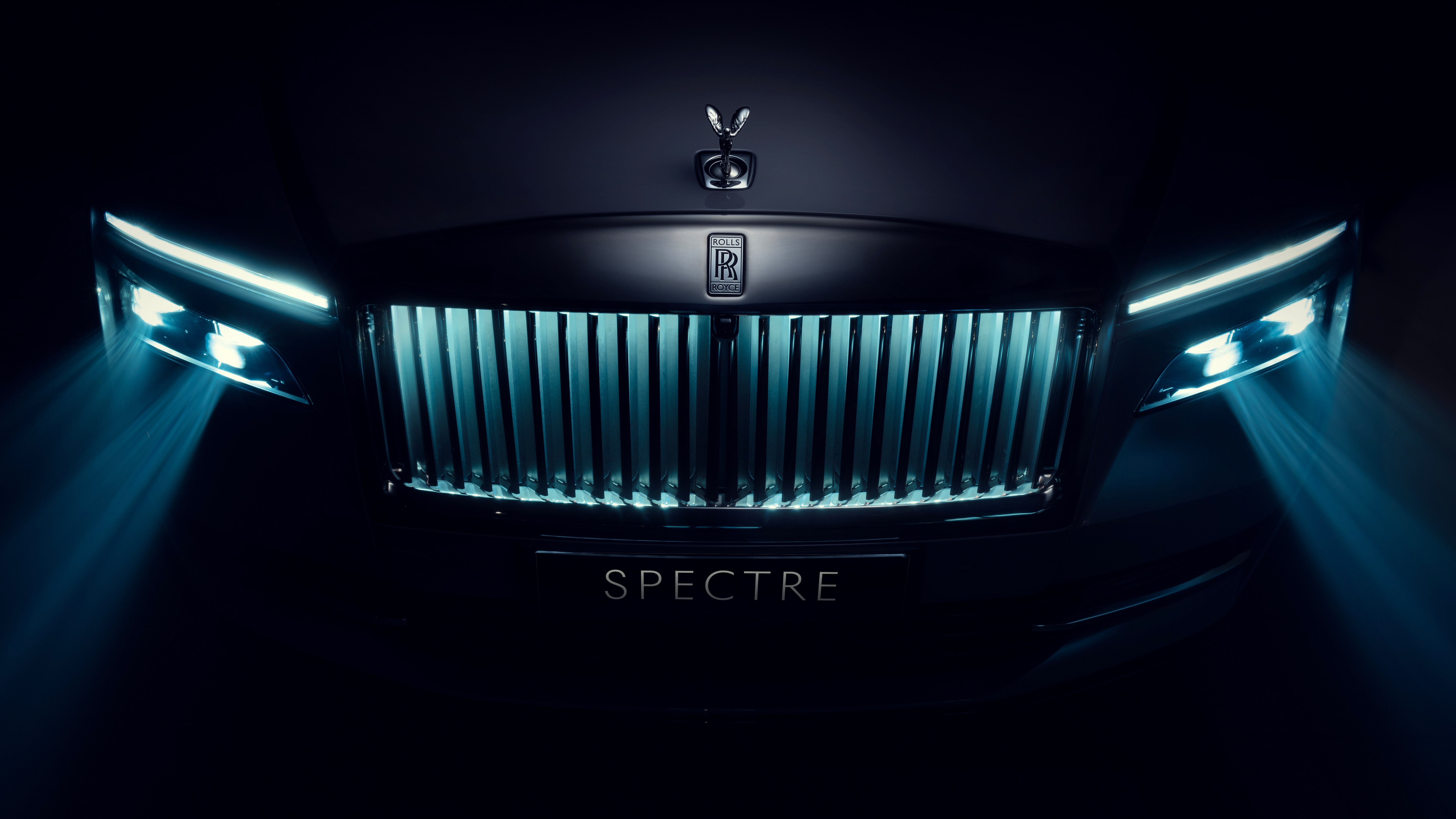 Rolls-Royce Spectre, Estética escura, 2024, 5K, 8K