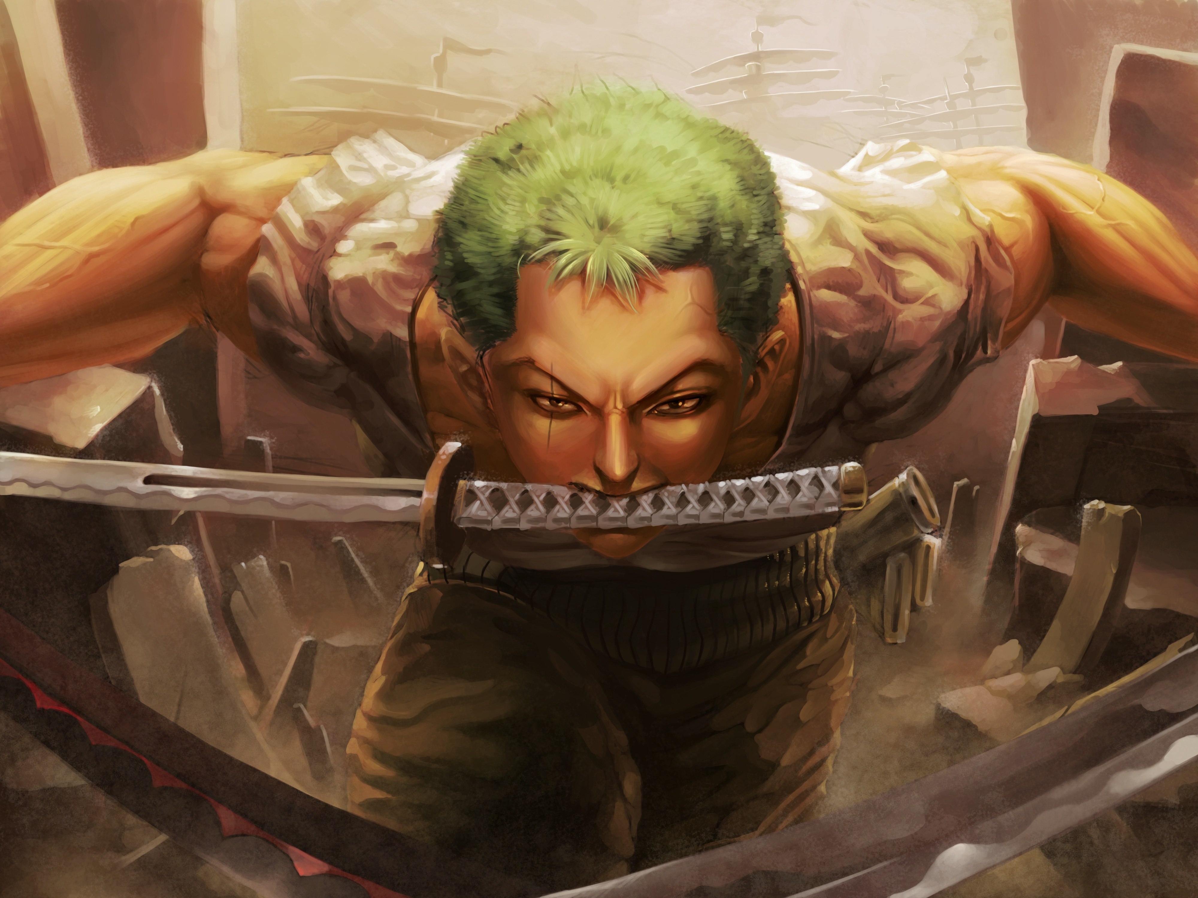 Roronoa Zoro, Estilo das Três Espadas, One Piece