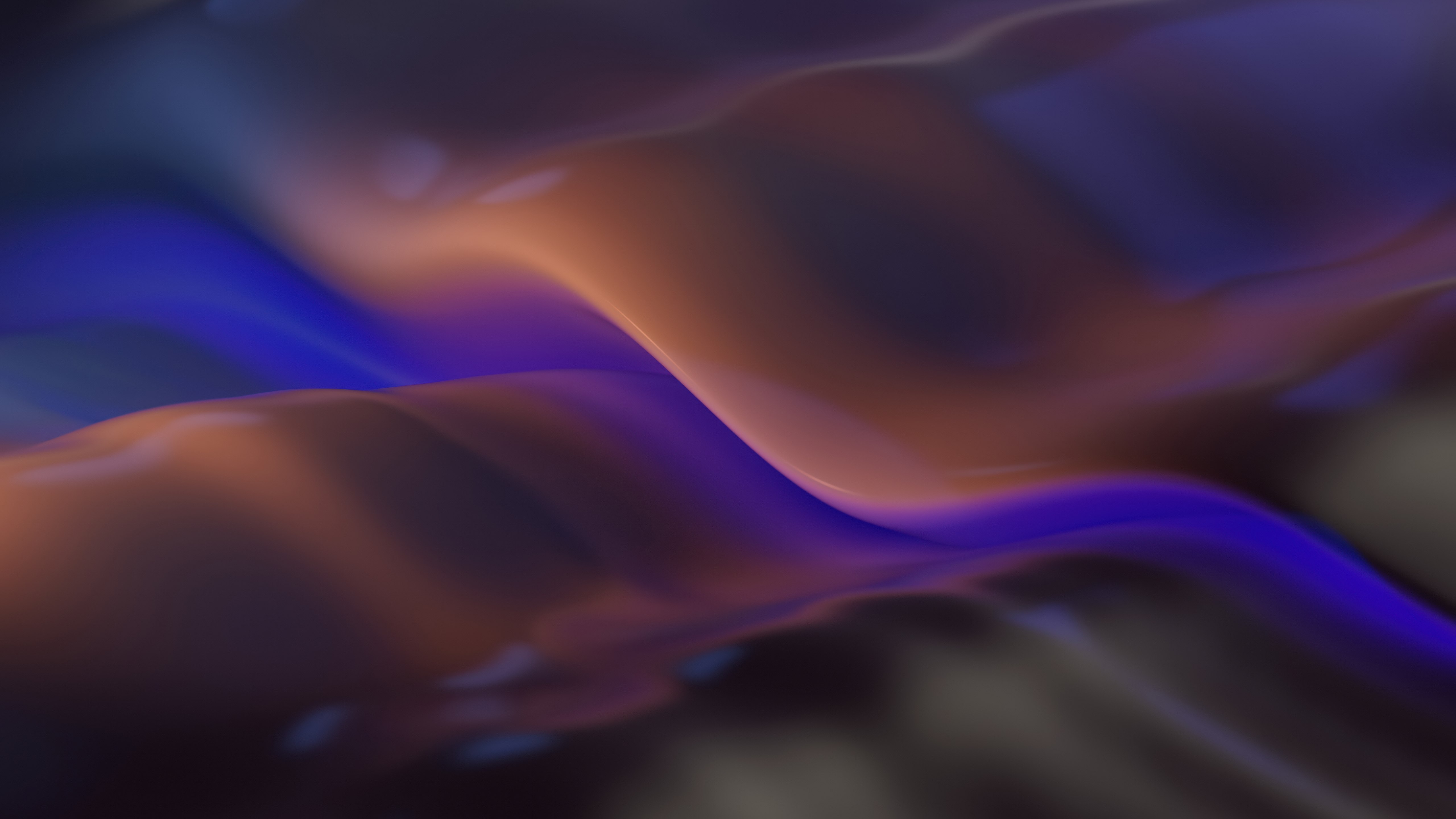 Roxo, Espectro, Seda, Ondas, Ambiente, Abstrato fluido, 3D Render, 5K, Microsoft Design