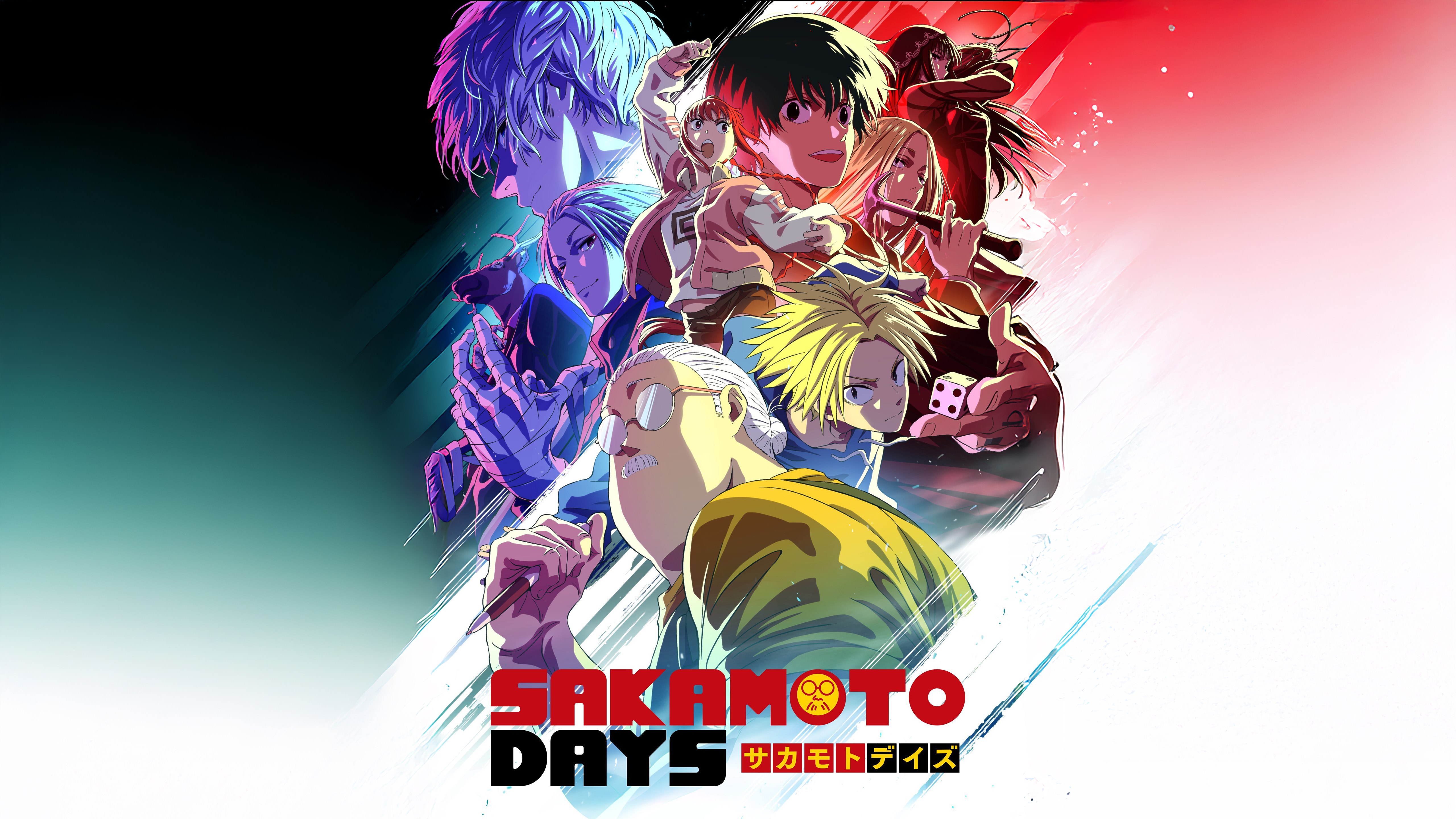 Sakamoto Days, Key Art, Taro Sakamoto, Shin Asakura, Yoichi Nagumo, 5K, Série de anime