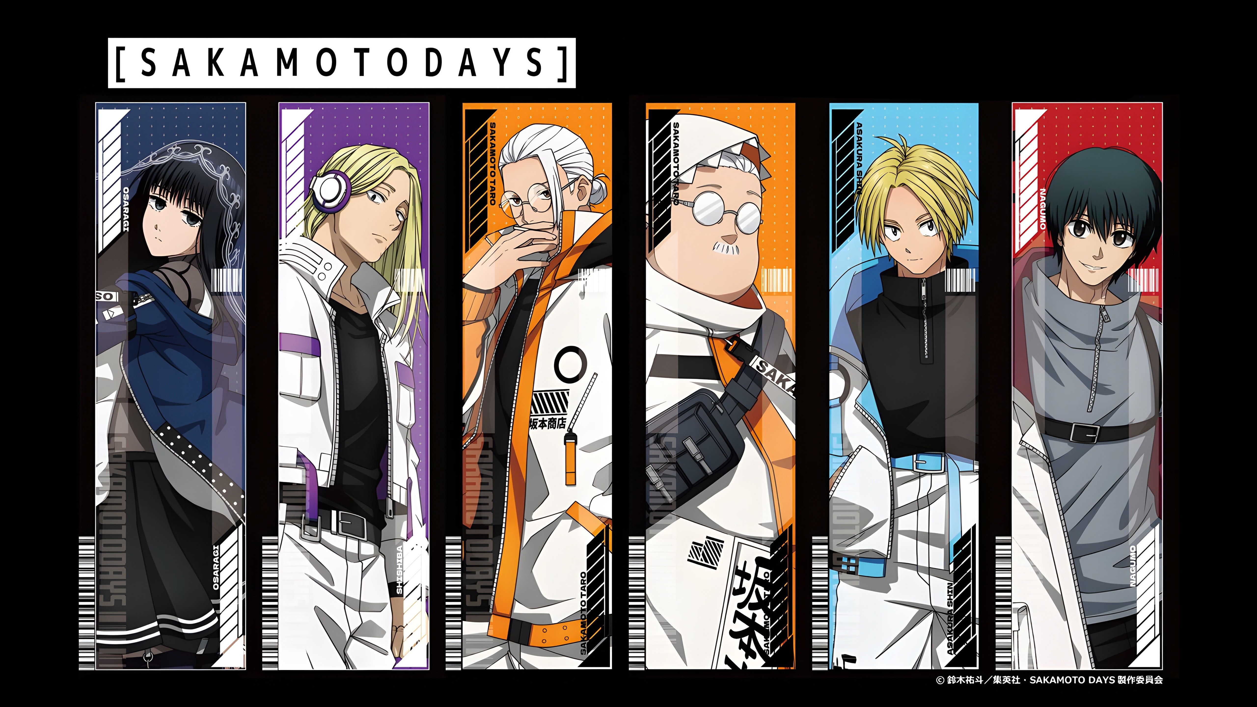 Sakamoto Days, Personagens, Taro Sakamoto, Shin Asakura, Yoichi Nagumo, 5K