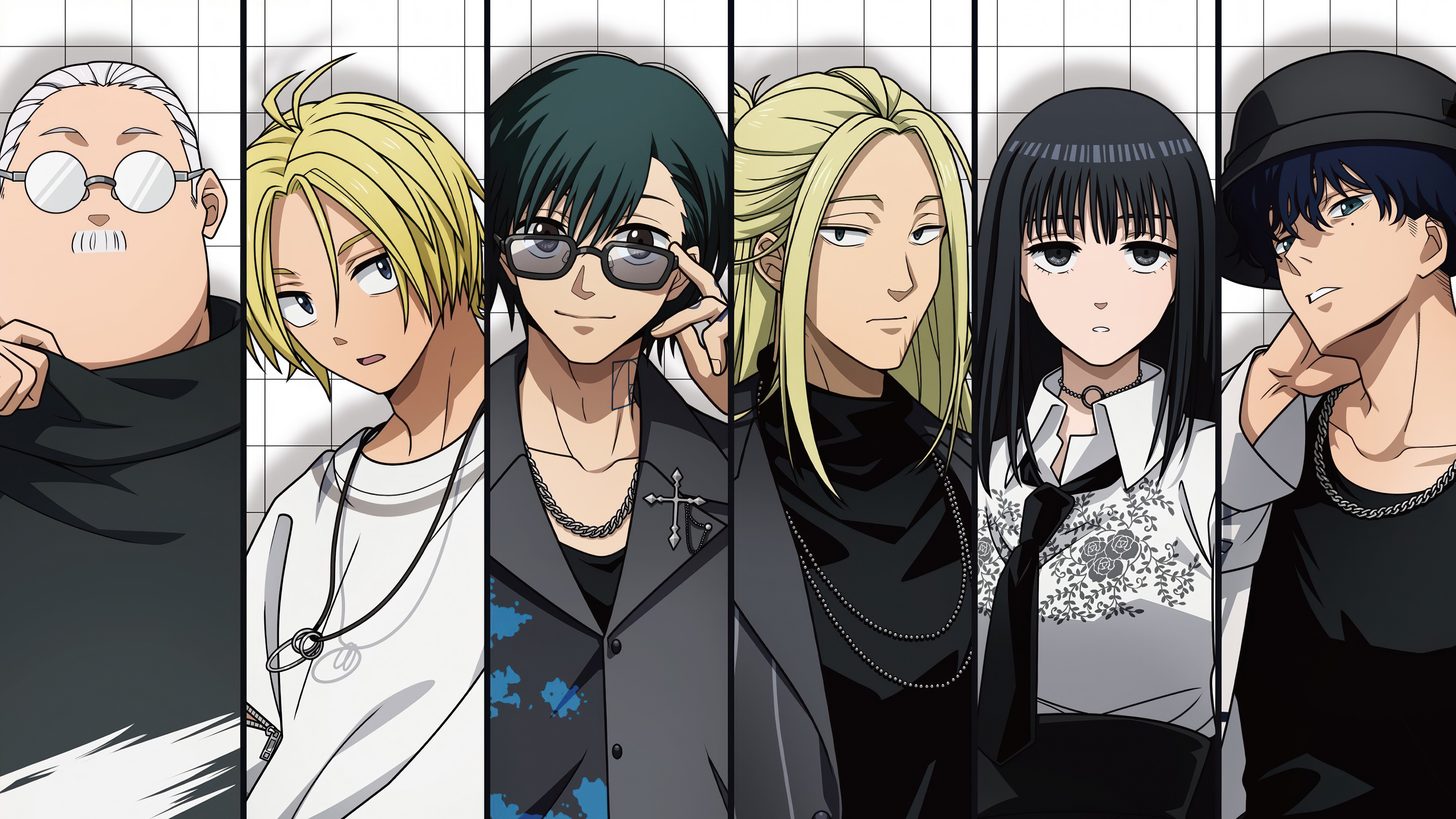 Sakamoto Days, 5K, Taro Sakamoto, Shin Asakura, Yoichi Nagumo, Pôster de personagem