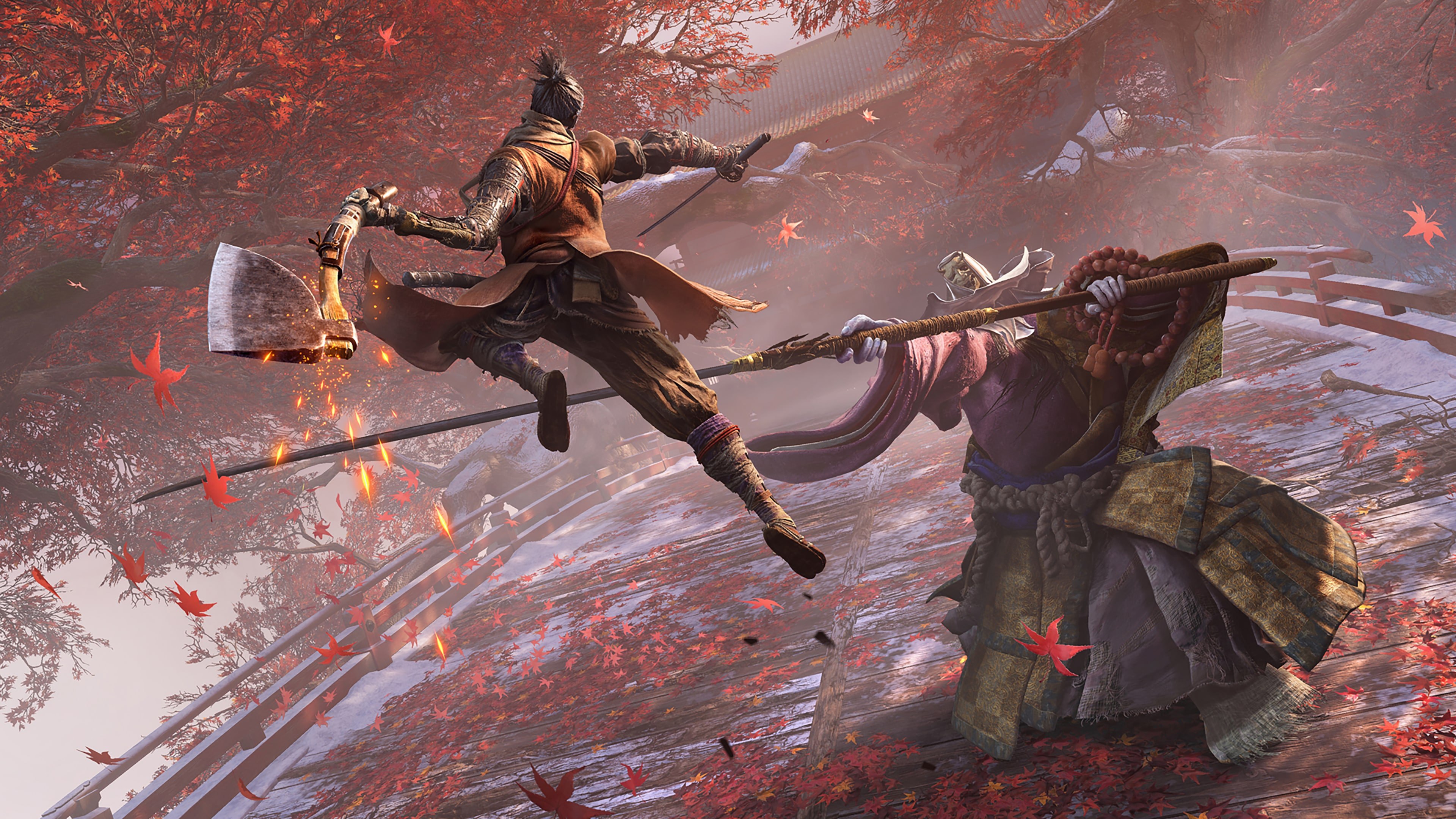 Sekiro: Shadows Die Twice, Luta de chefão, Gameplay