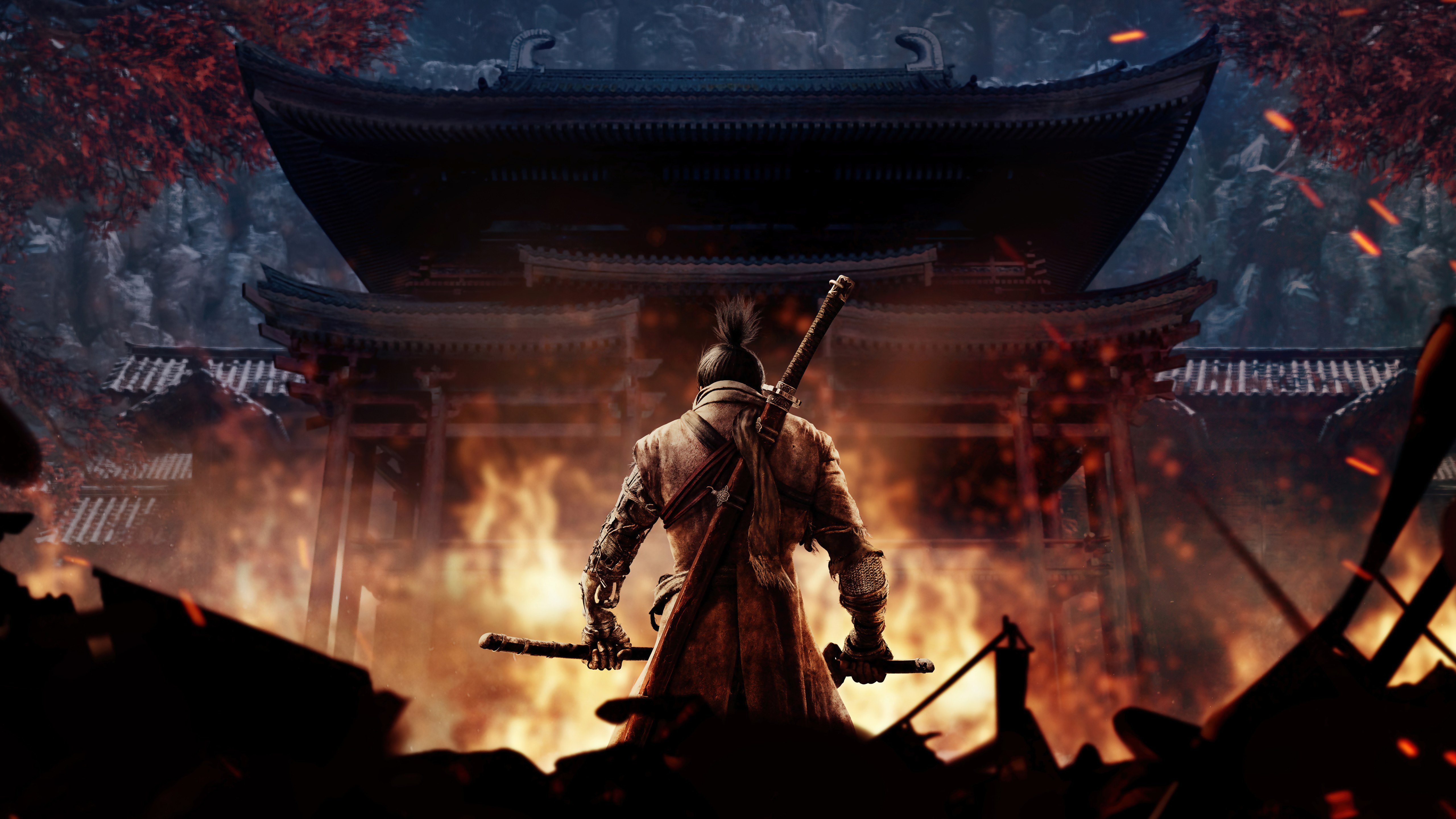 Sekiro: Shadows Die Twice, 5K, Videogame, Wolf