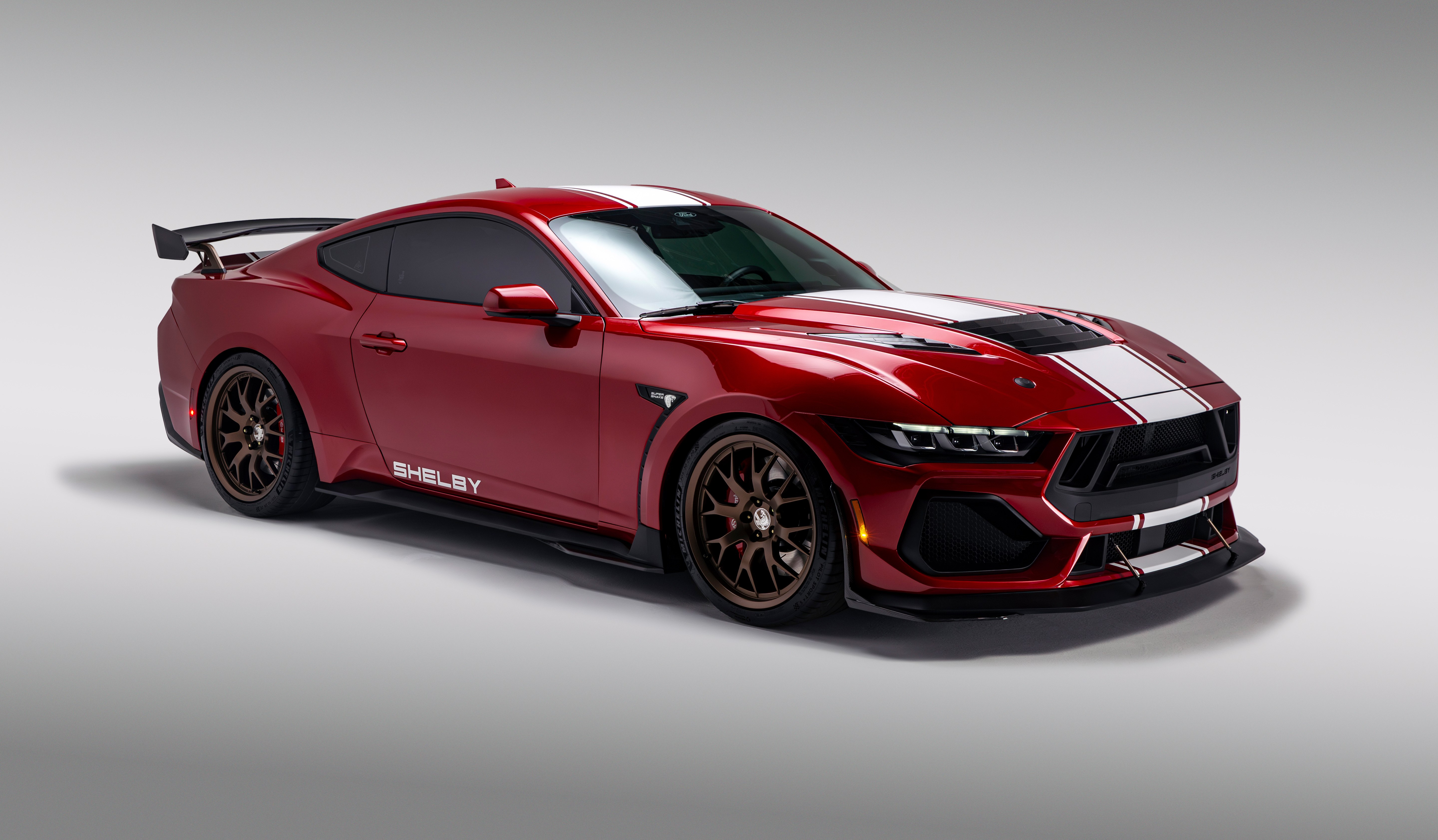 Shelby Super Snake, Carros vermelhos, 2024, 5K