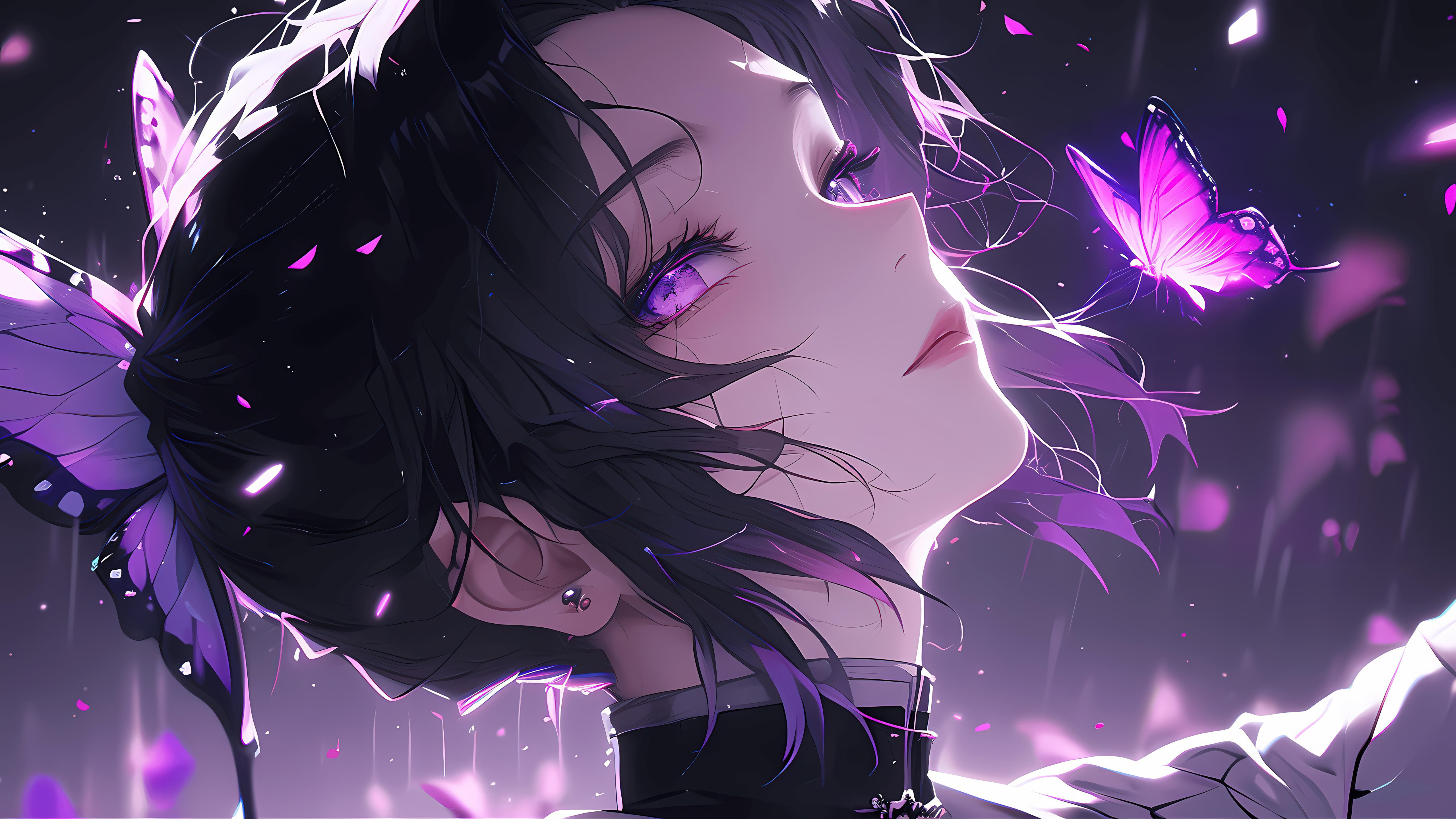 Shinobu Kocho, Estética roxa, Demon Slayer: Kimetsu no Yaiba, 5K