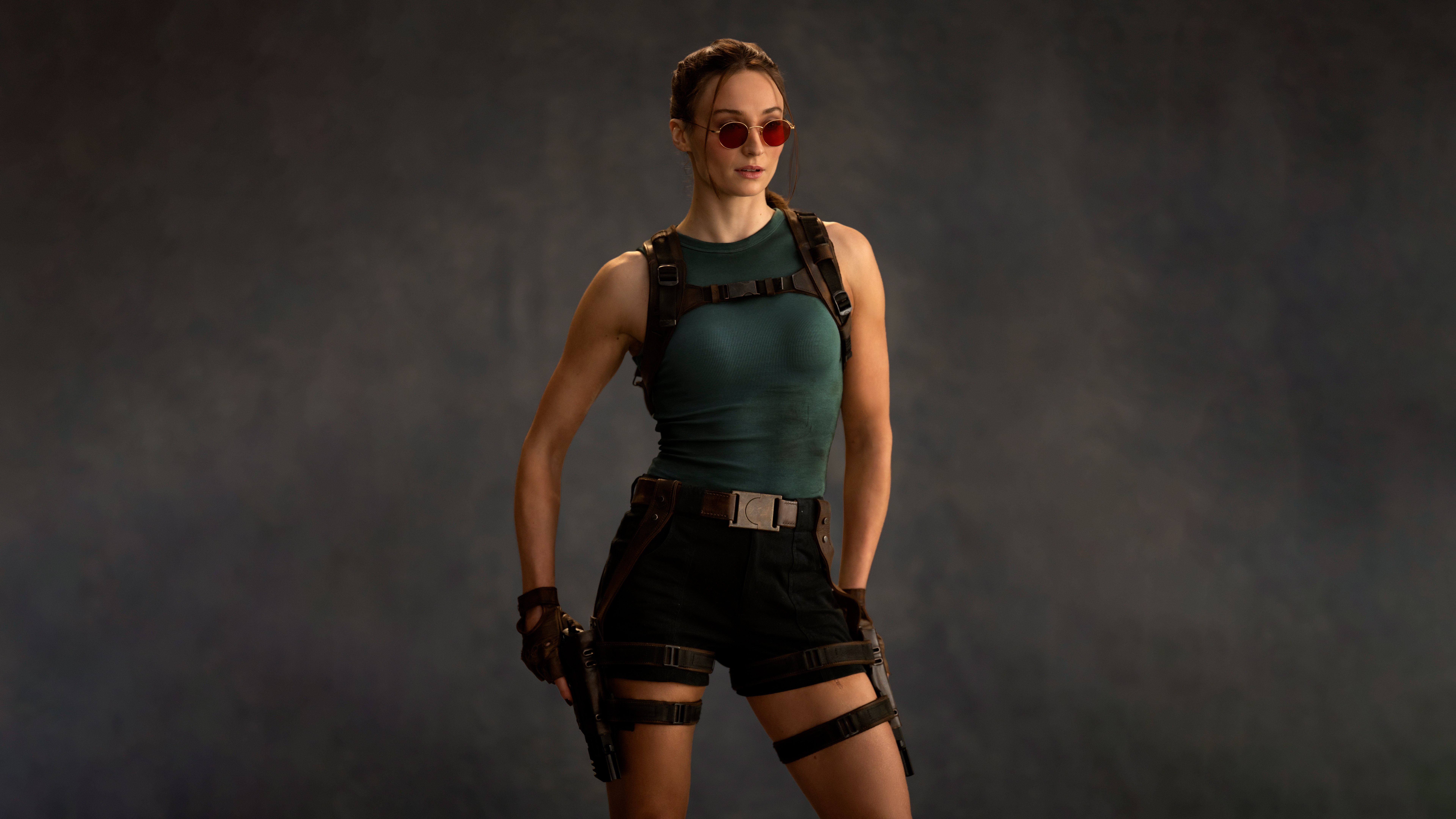 Sophie Turner, Lara Croft, 5K, 8K, Série Original Amazon, Série de 2026