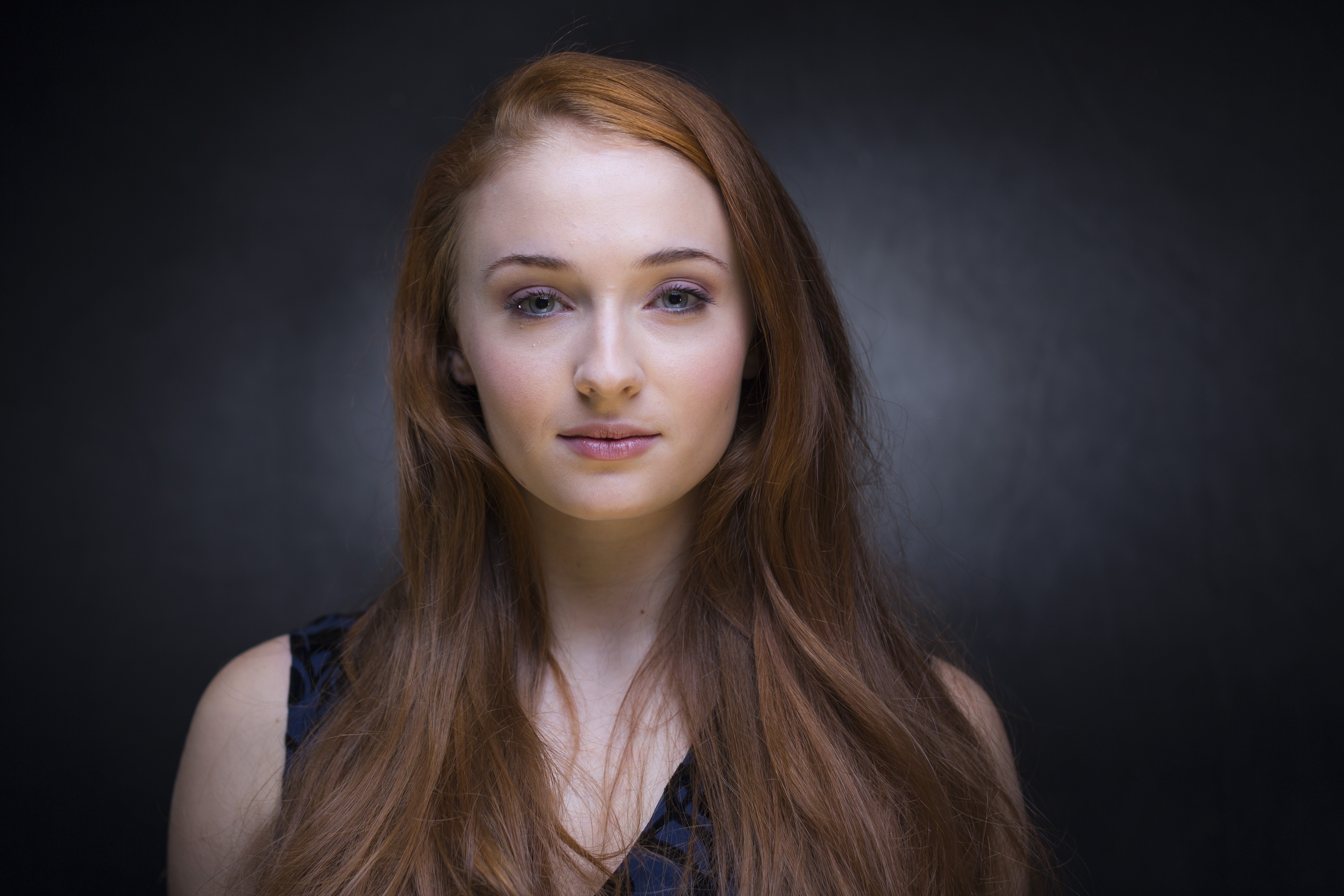 Sophie Turner, Retrato, Bela atriz, 5K