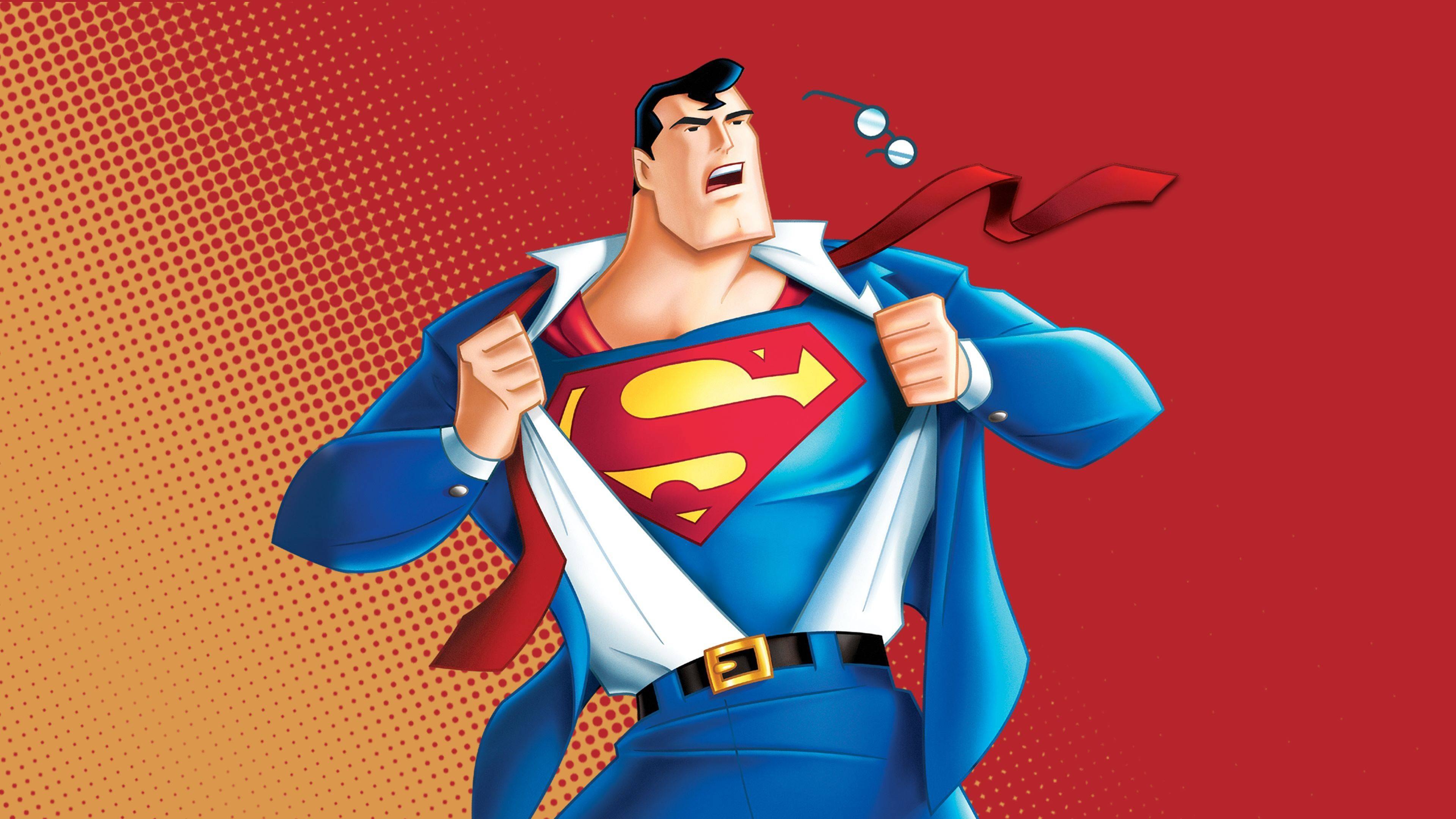 Superman, Série animada, Desenho animado, Fundo gradiente