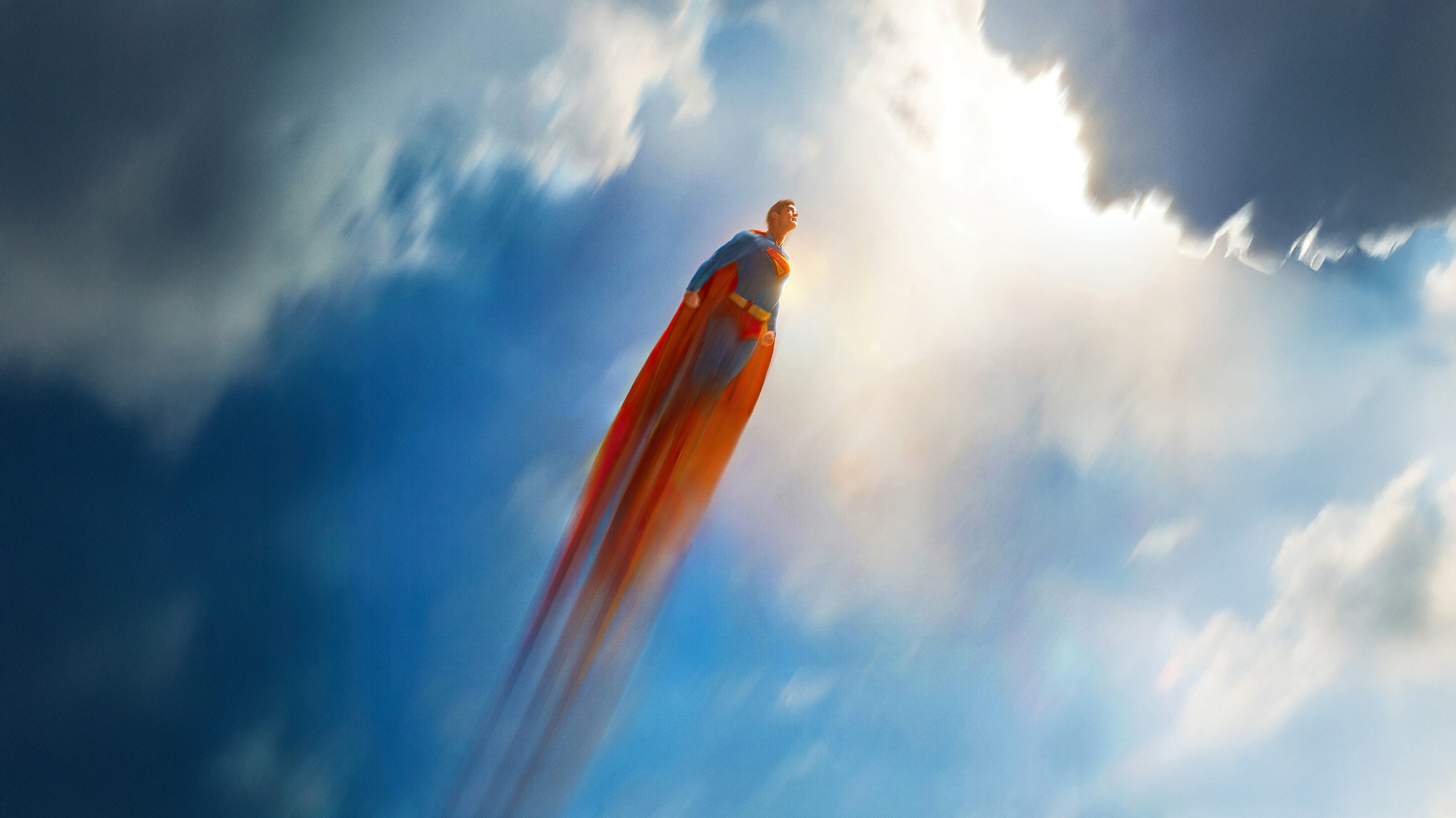 Superman, Voando, Céu, Super-heróis da DC, Filmes de 2025, David Corenswet