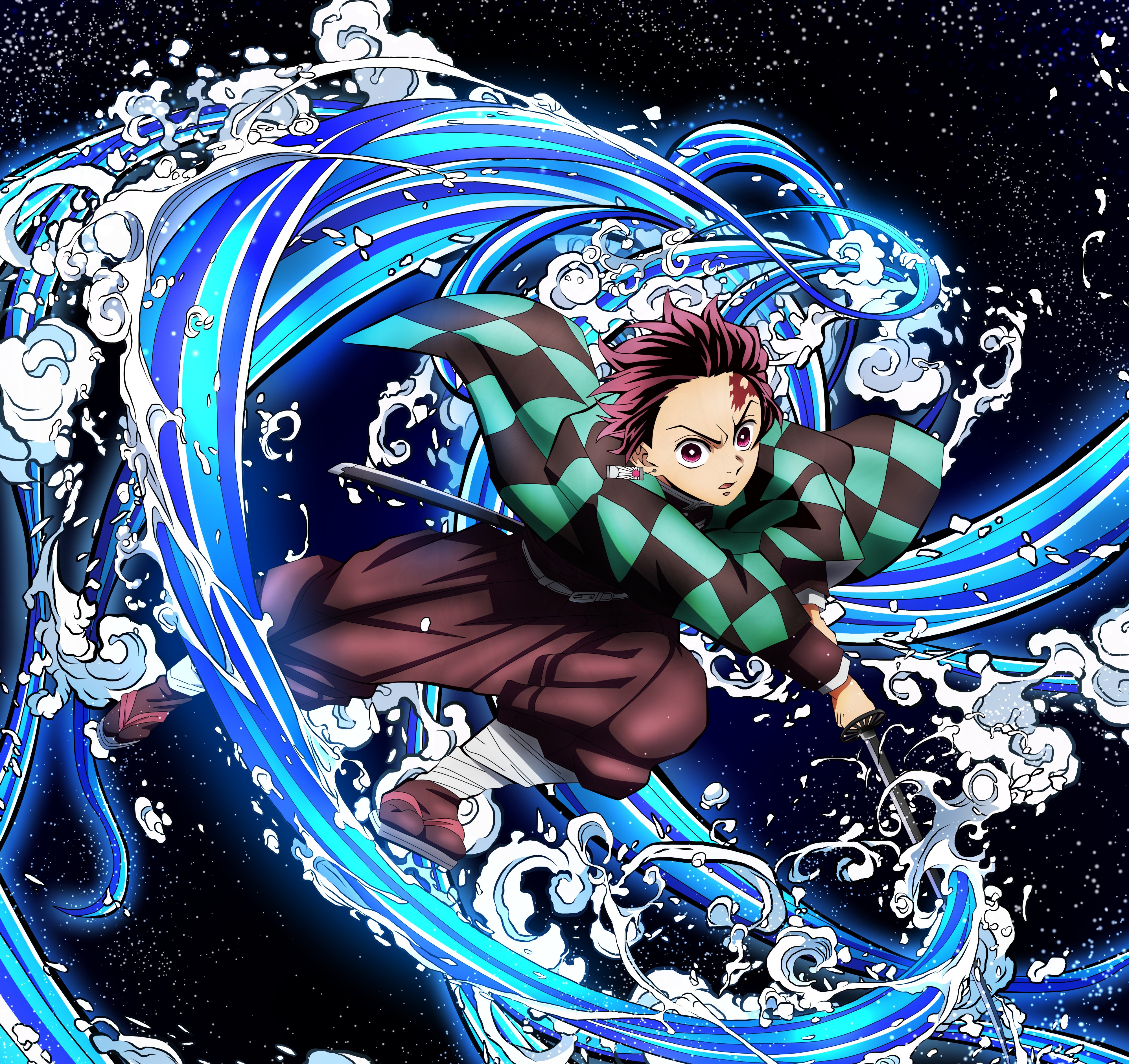 Tanjiro Kamado, Demon Slayer: Kimetsu no Yaiba, Respiração da Água