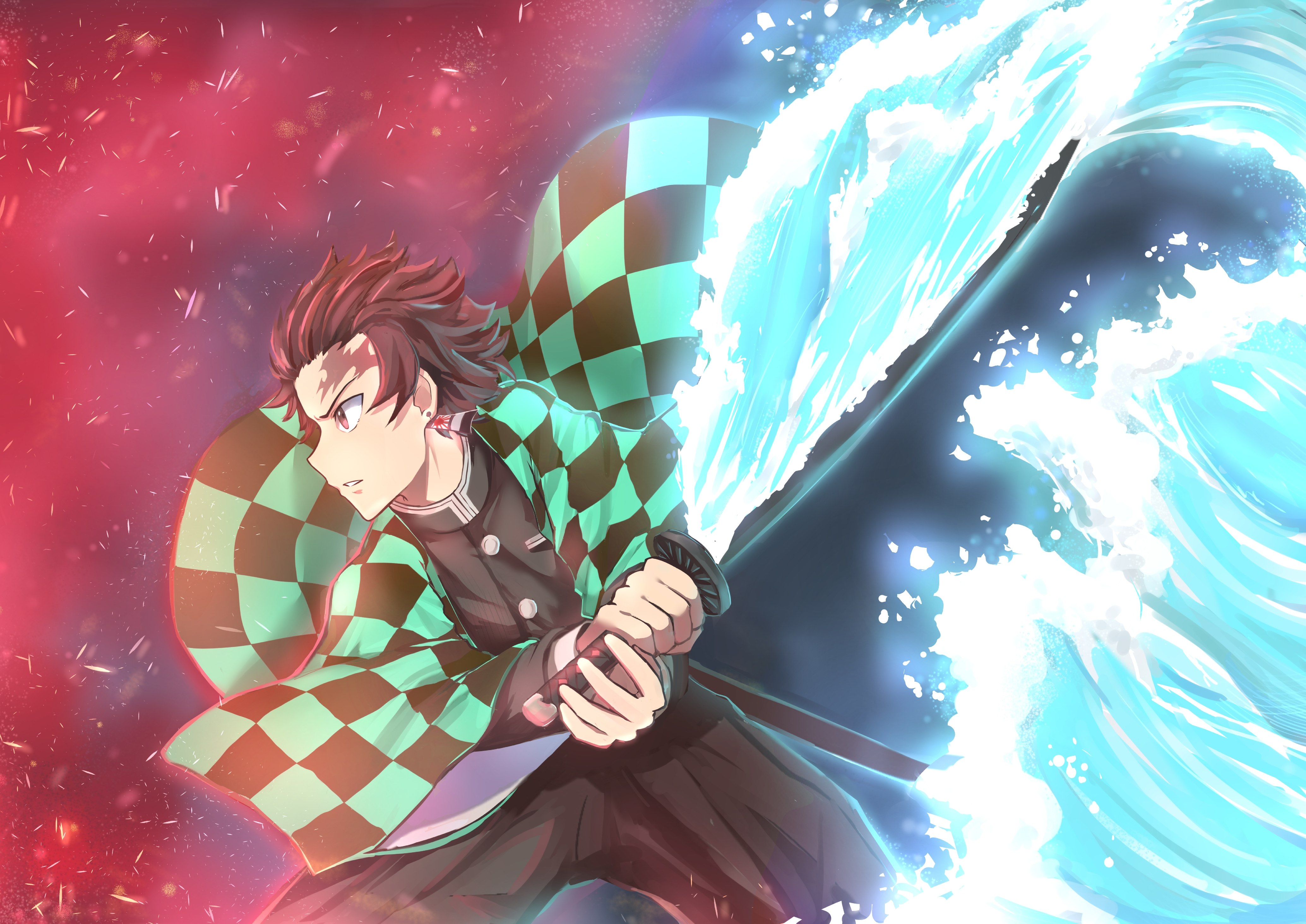 Tanjiro Kamado, Fan Art, Demon Slayer: Kimetsu no Yaiba