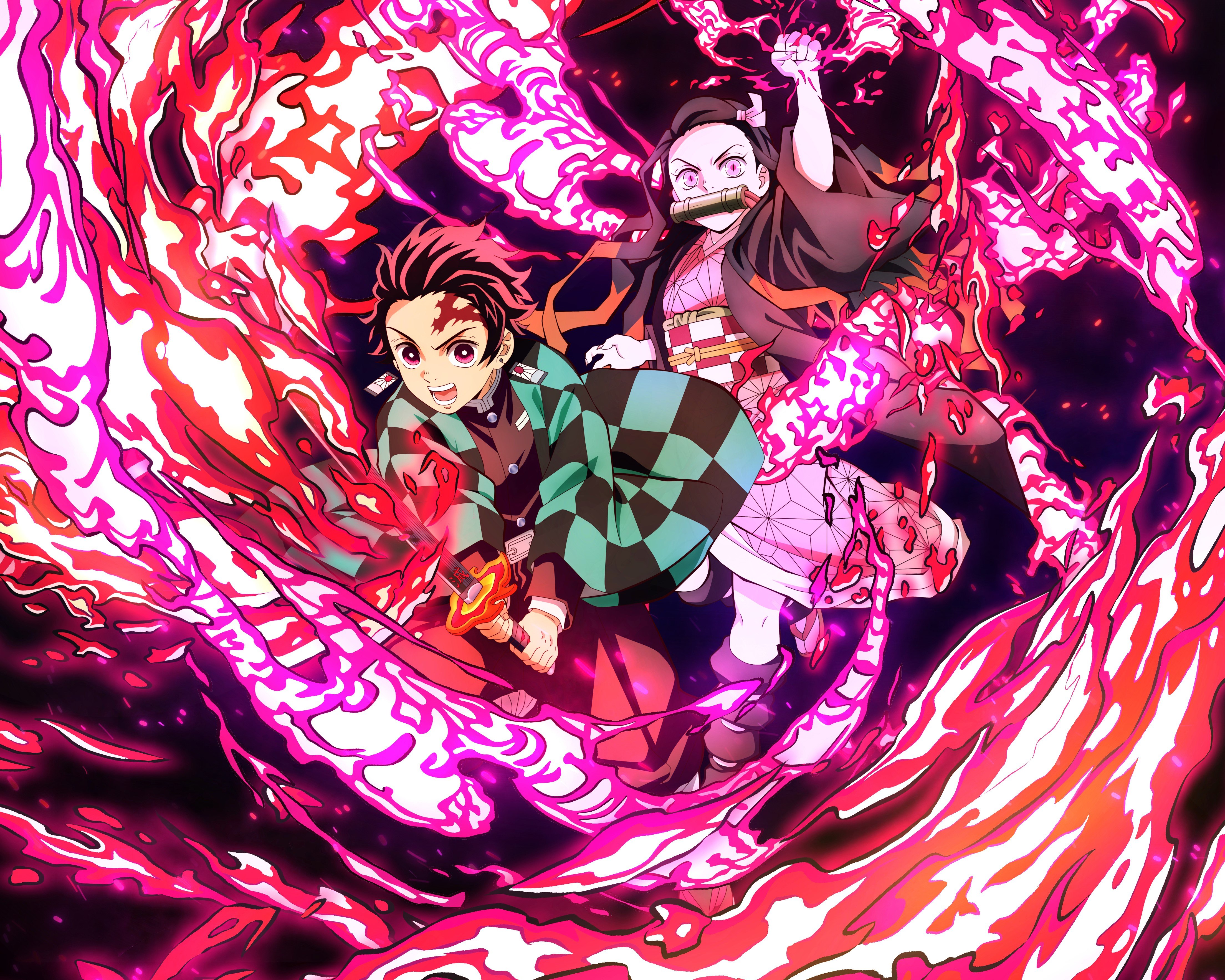 Tanjiro Kamado, Nezuko Kamado, Demon Slayer: Kimetsu no Yaiba