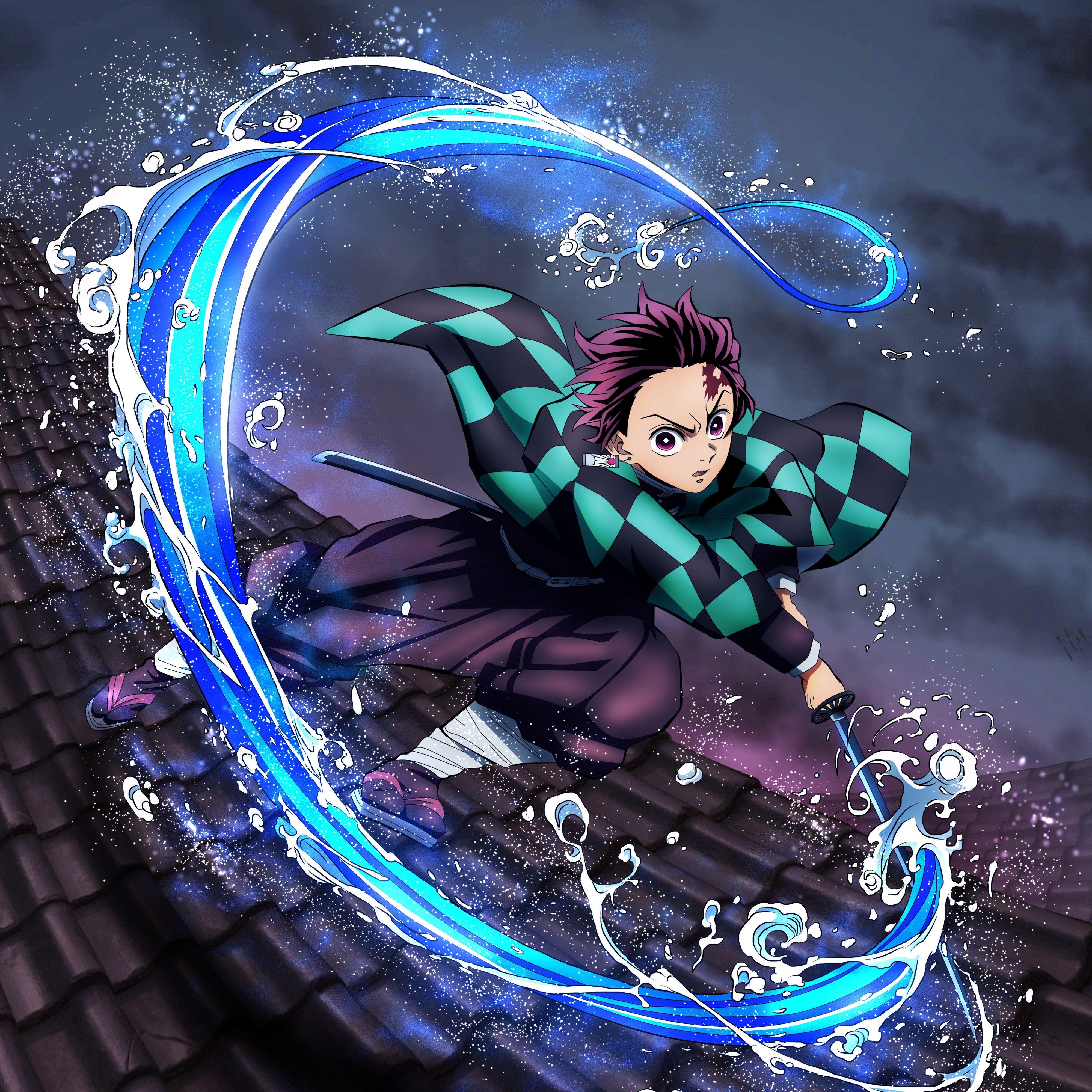 Tanjiro Kamado, Respiração da Água, Demon Slayer: Kimetsu no Yaiba