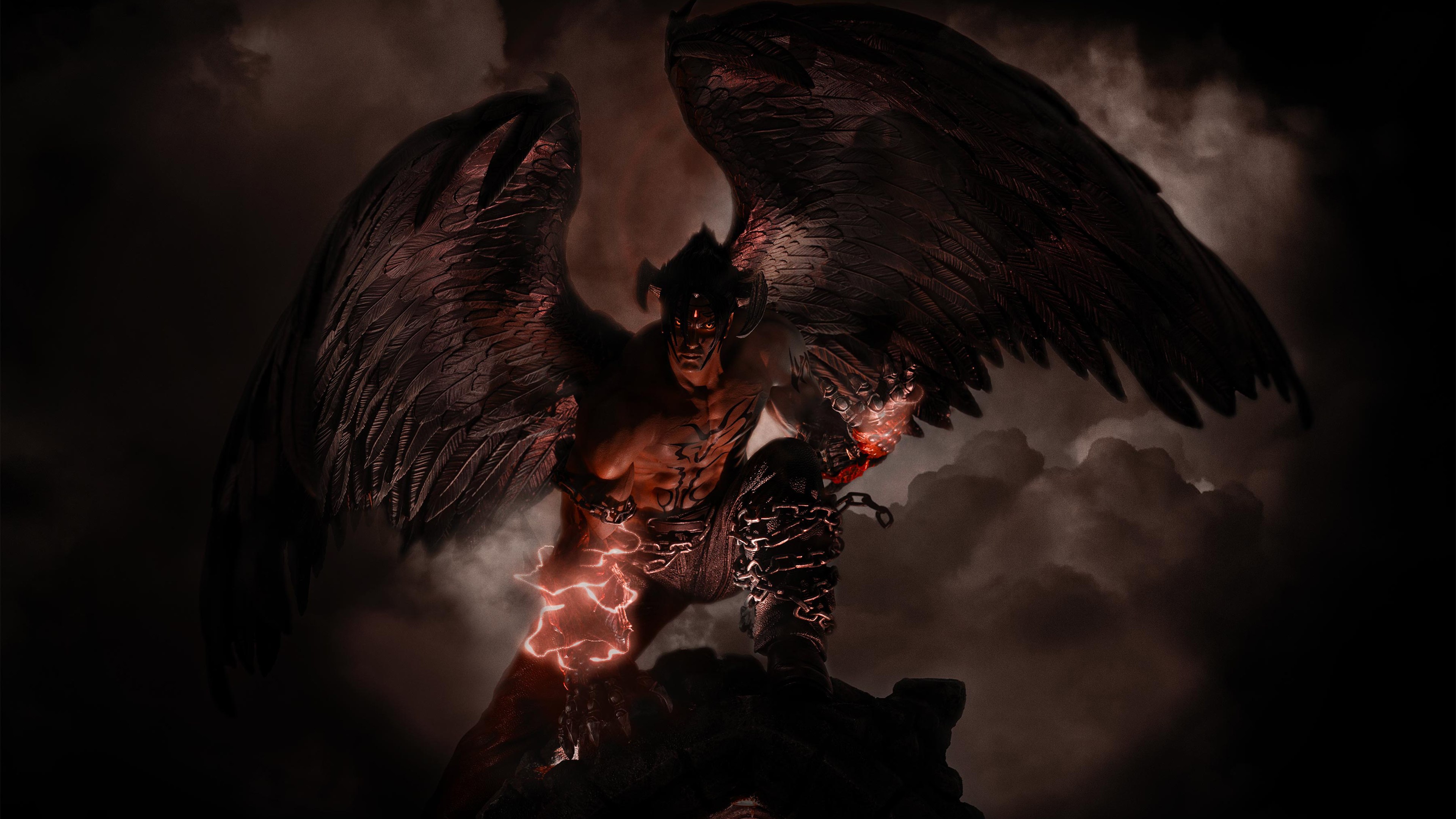 Tekken 7, Devil Jin, Abstrato escuro