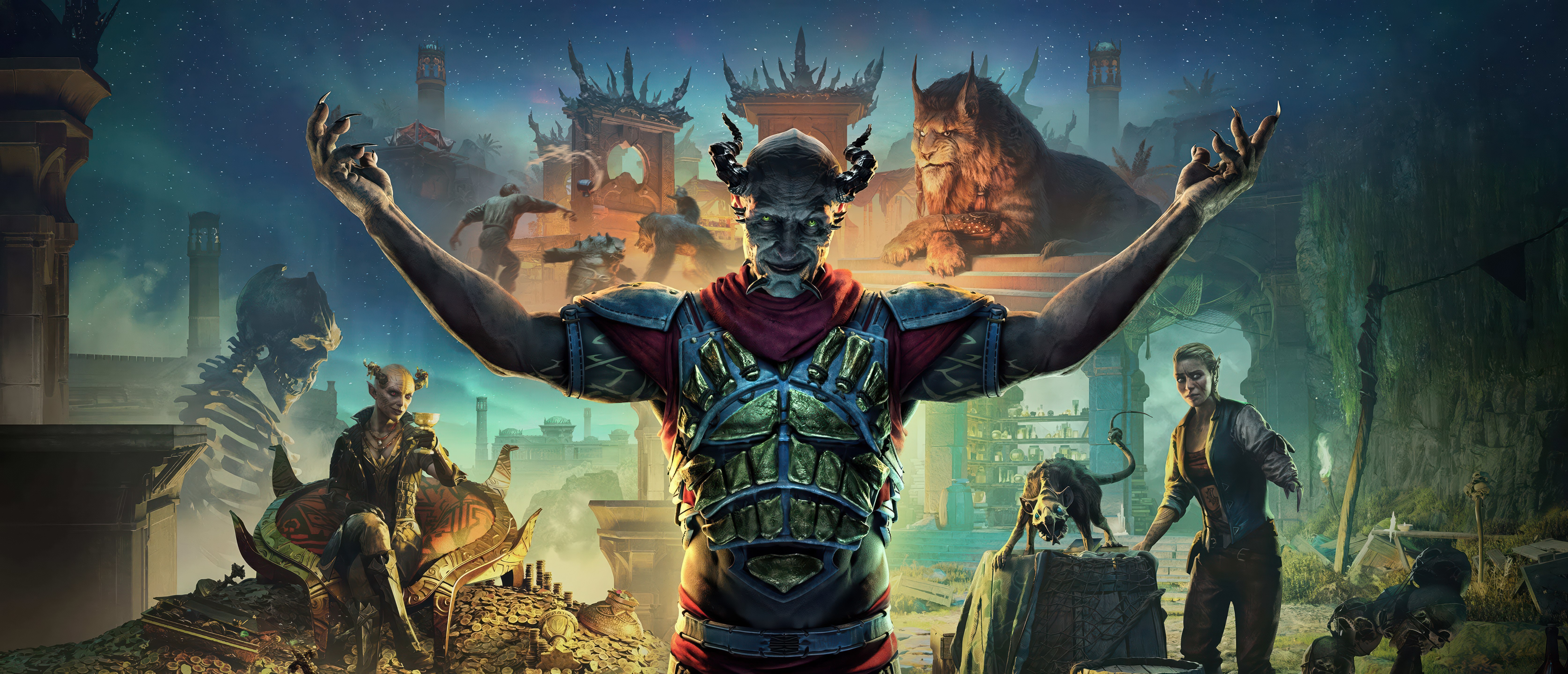 The Elder Scrolls Online - Dawn of a New Age, Ultrawide, Arte do jogo, Jogos de 2026, 5K