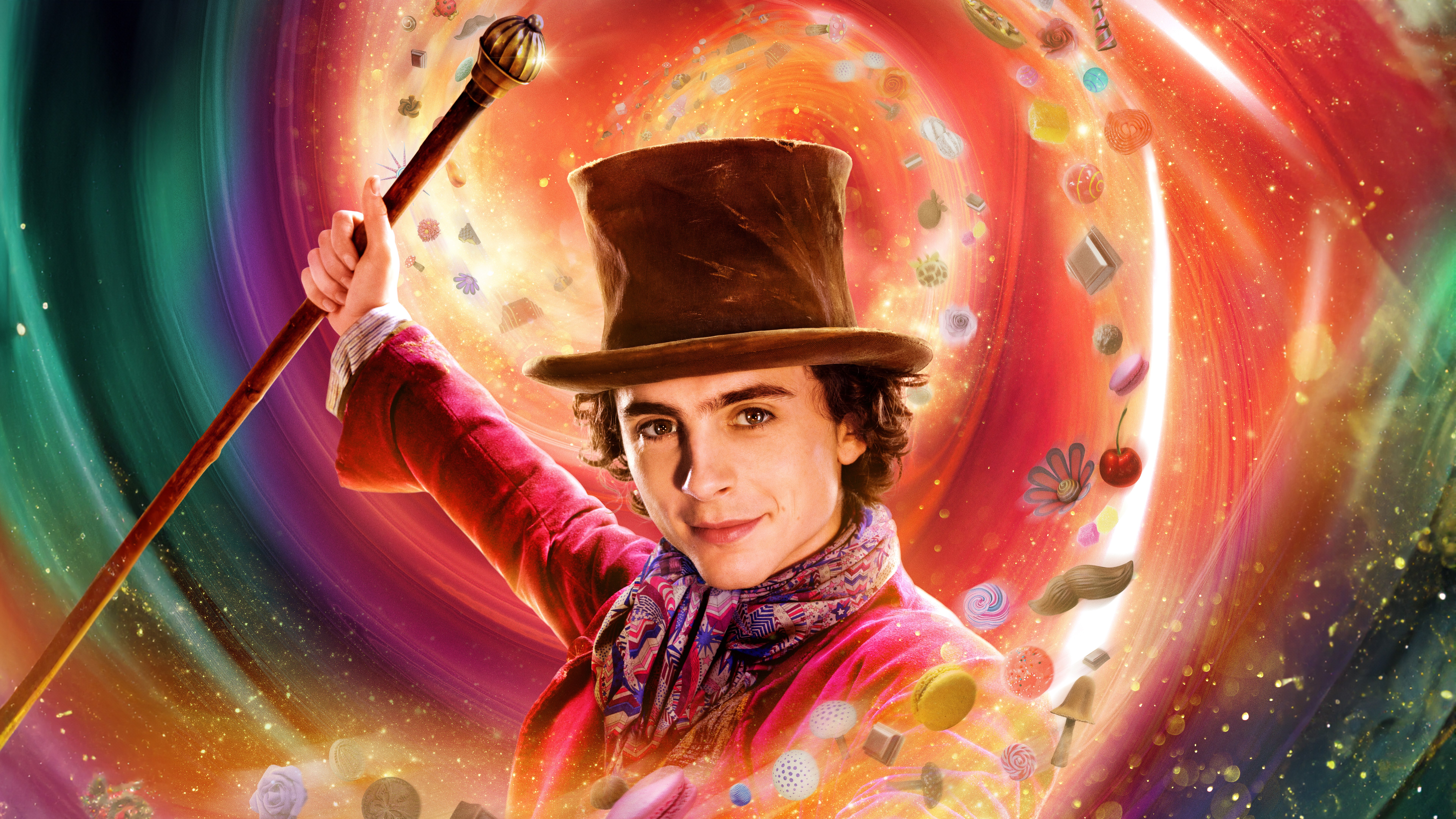 Timothée Chalamet, Wonka, 8K, Filmes de 2023, 5K