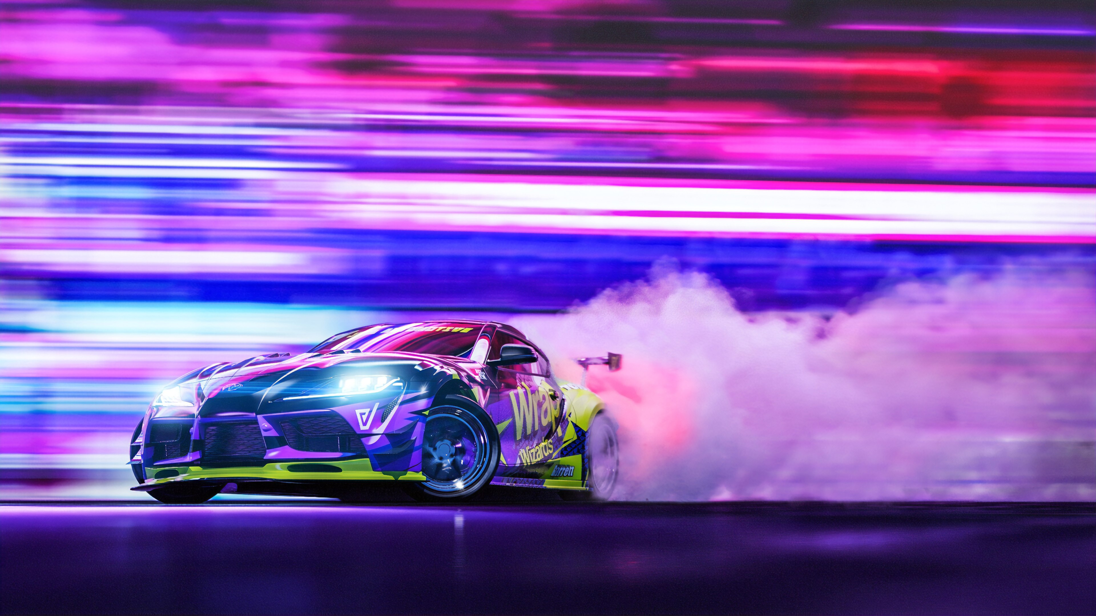 Toyota Supra, Drift, Colorido