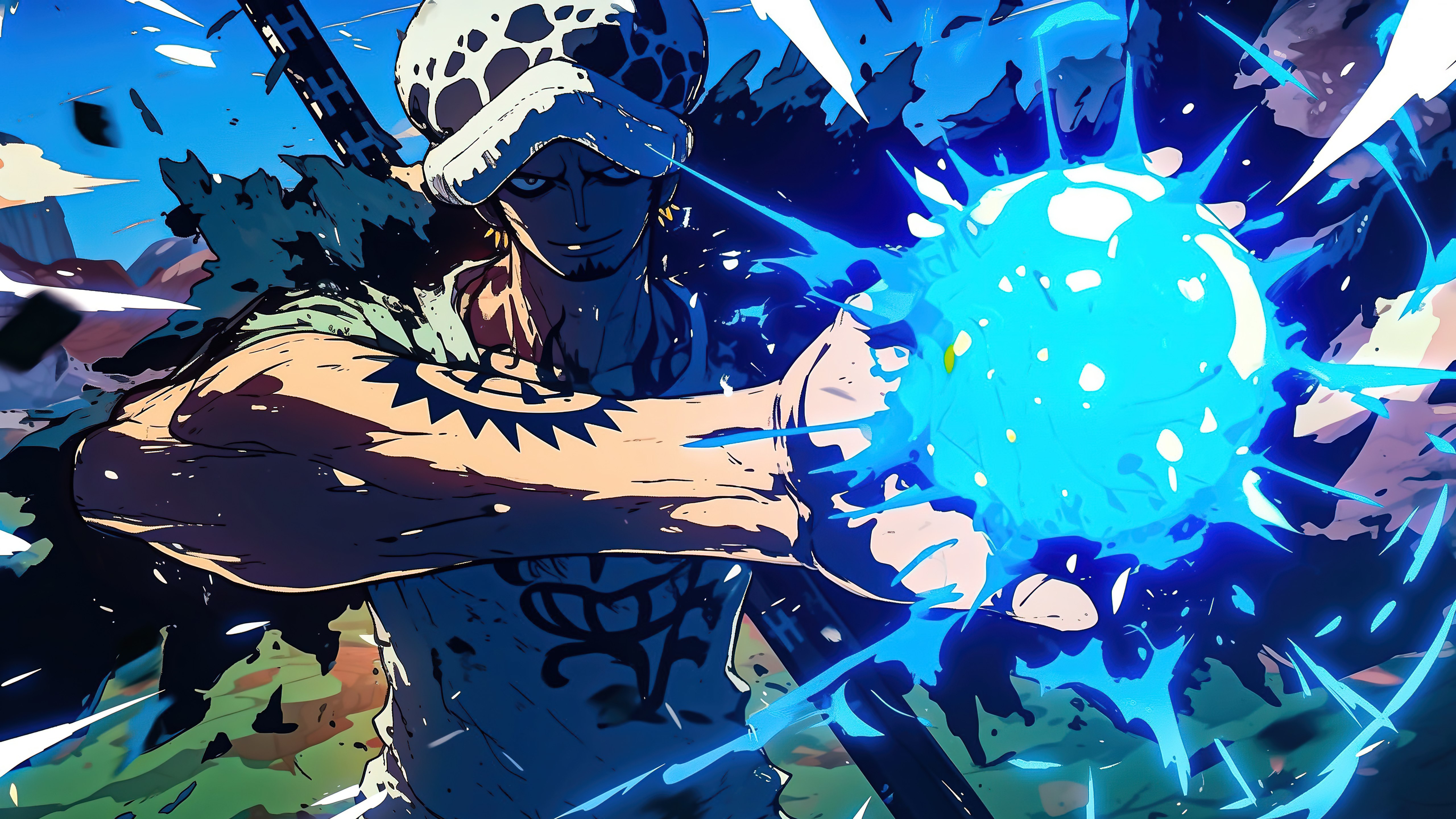 Trafalgar Law, Arte, One Piece, 5K