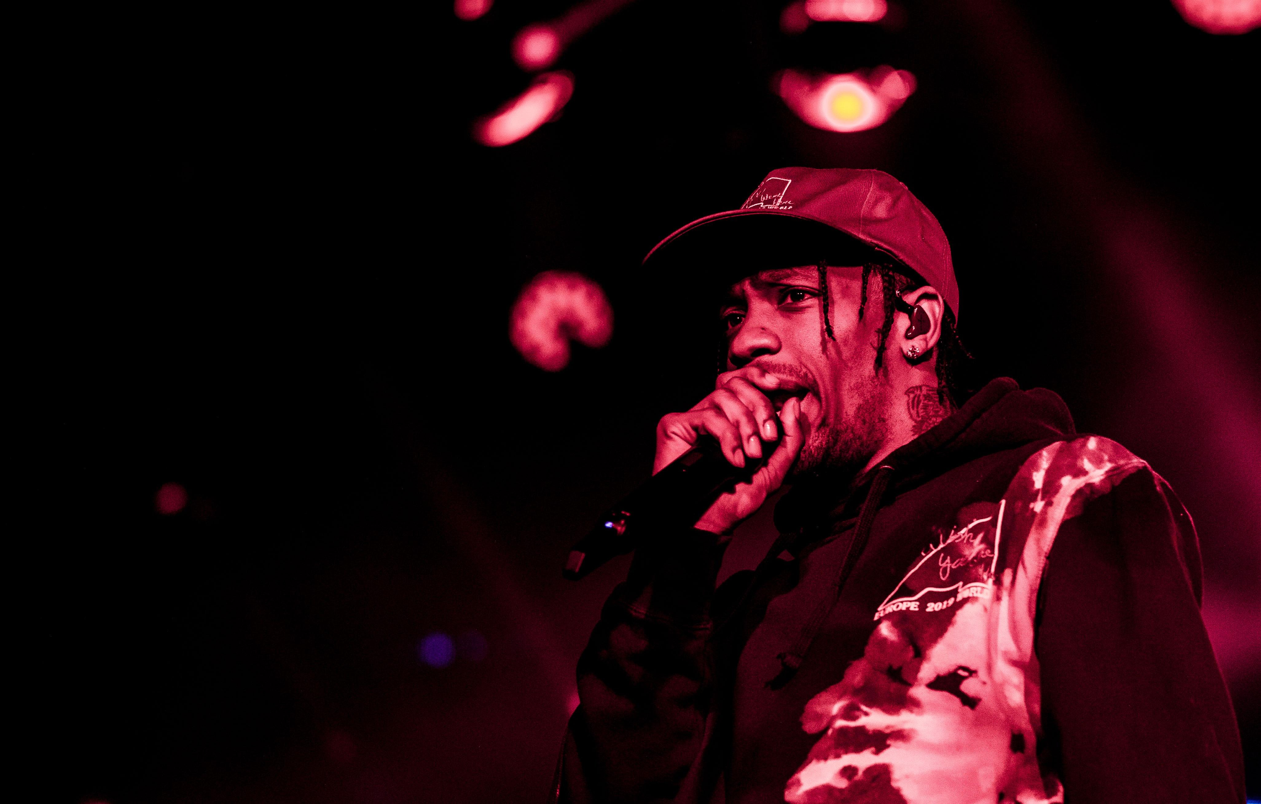 Travis Scott, Rapper americano, Show ao vivo