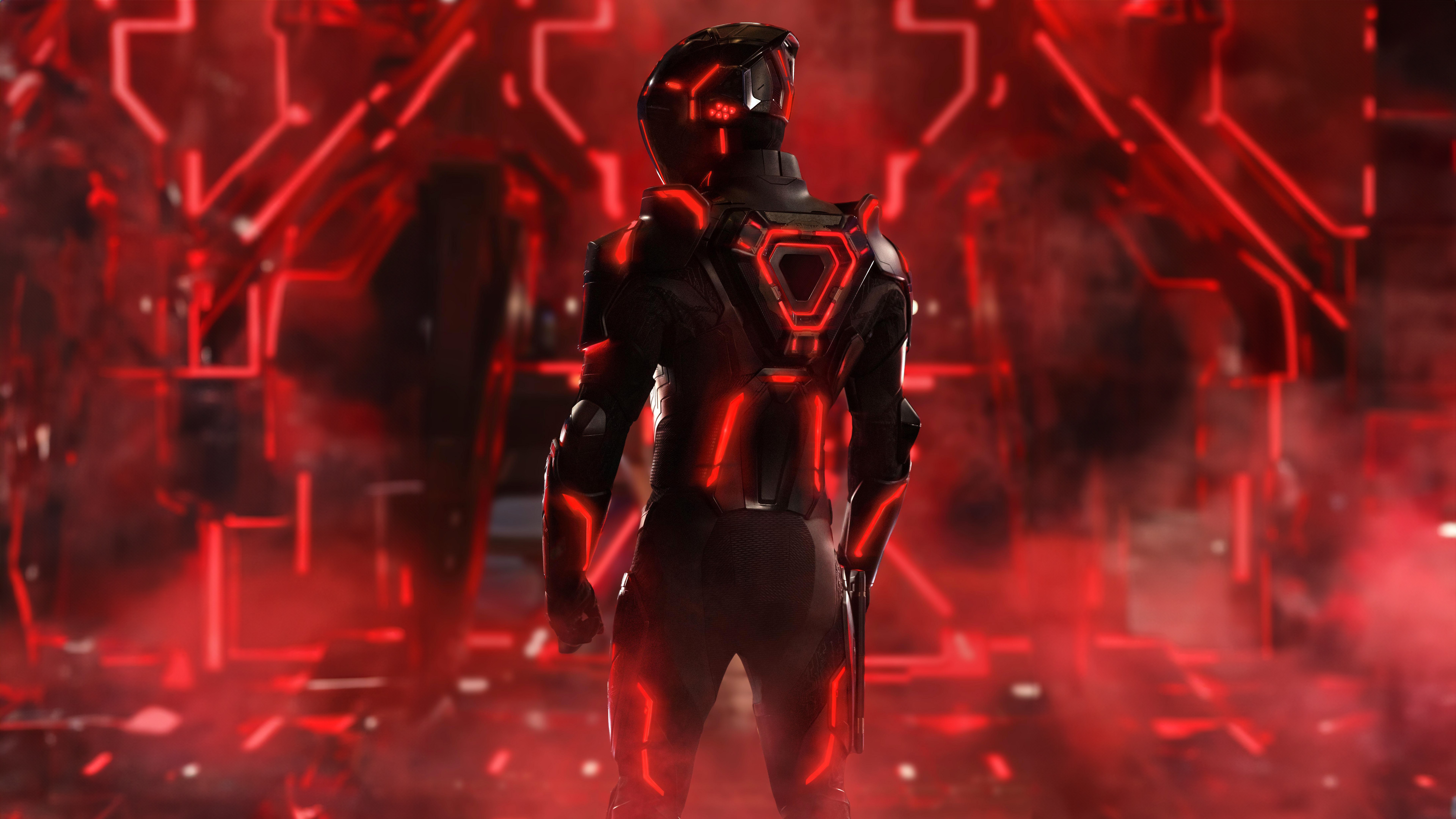 Tron: Ares, Primeira imagem, Filmes de 2025, 5K, 8K, Vermelho