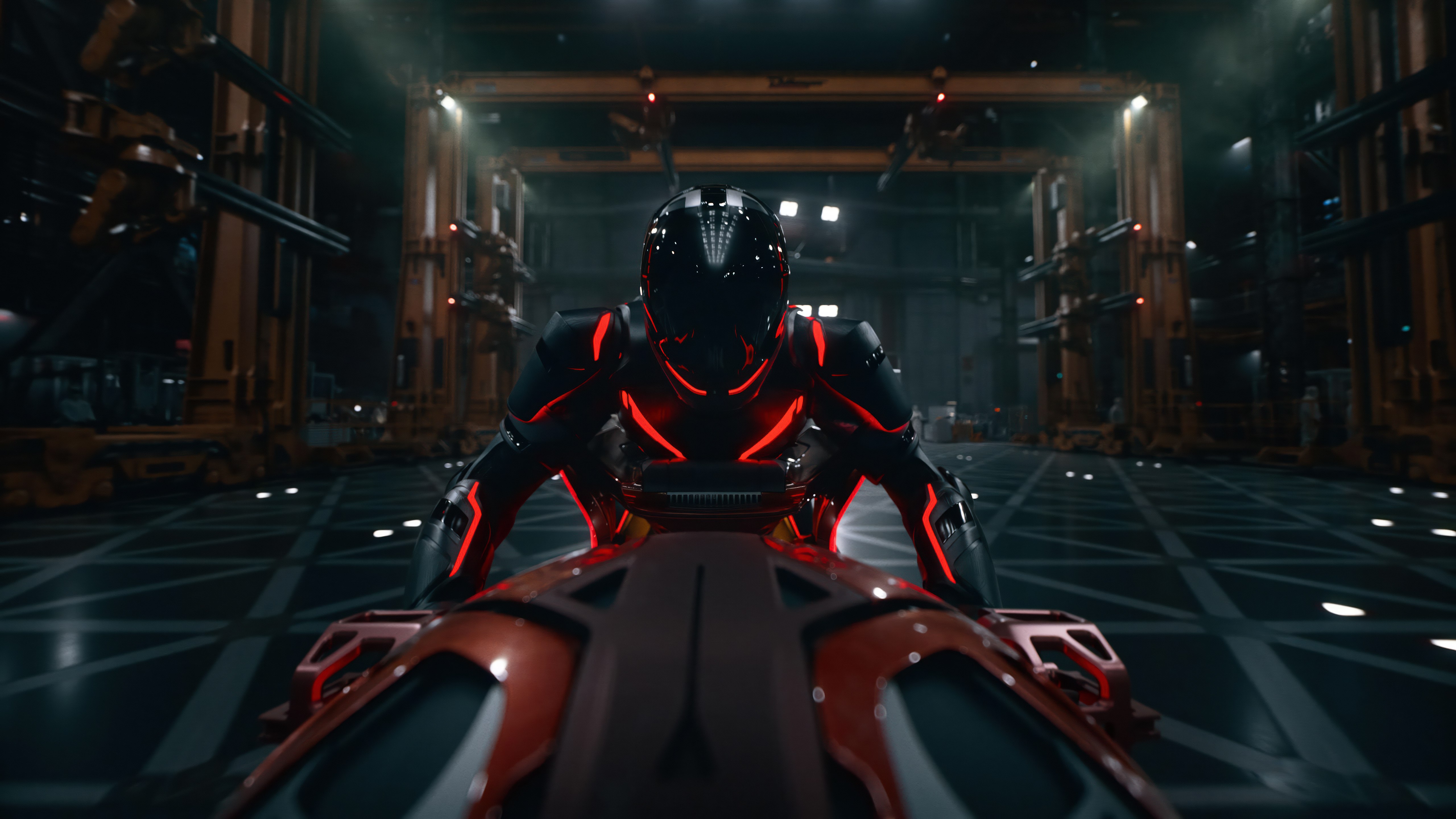 Tron: Ares, Soldado de IA, Filmes de 2025, 5K, Futurista