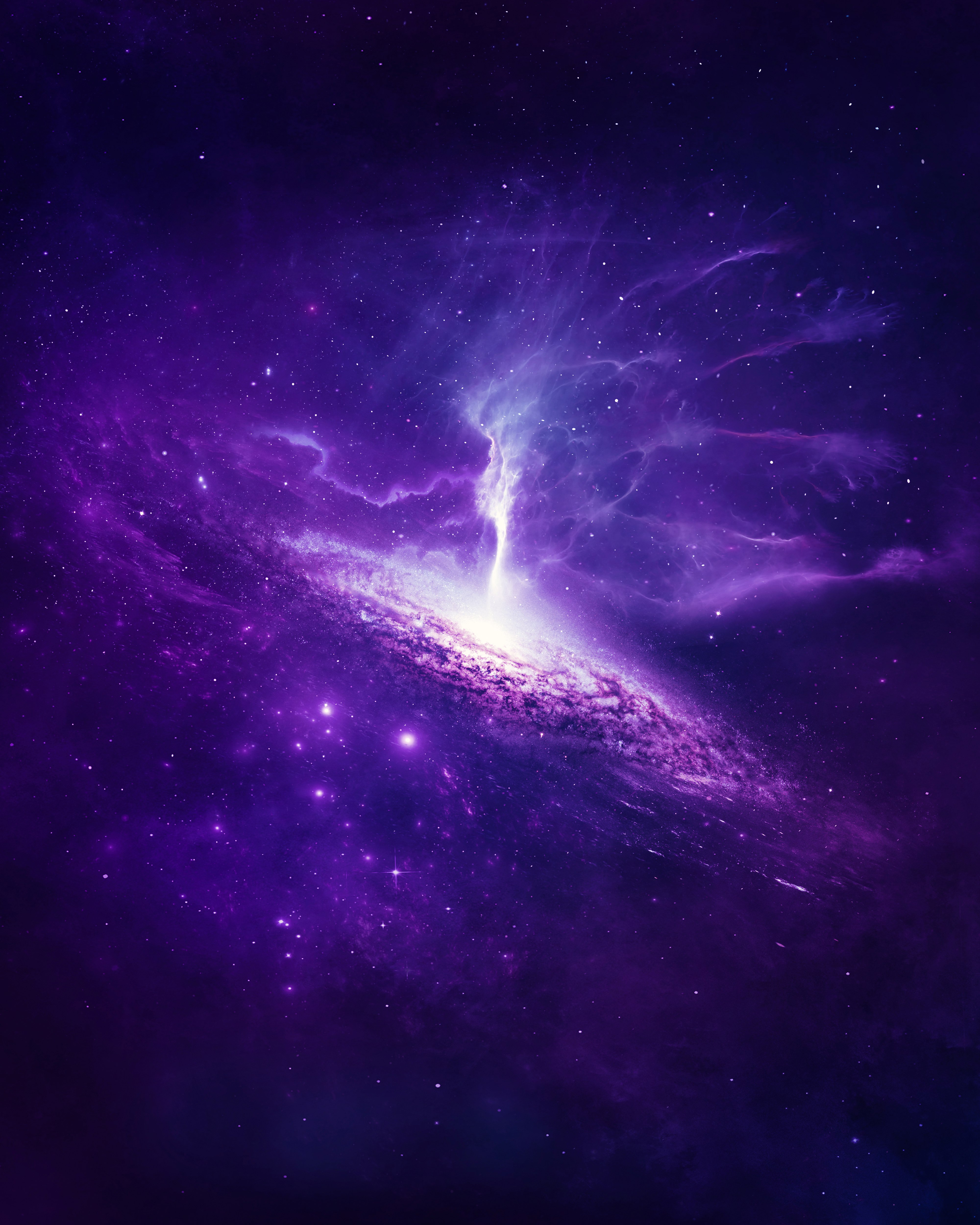 Universo, Espiral, Nebulosa, Galáxia, Roxo, Espaço sideral, Infinito, Estética