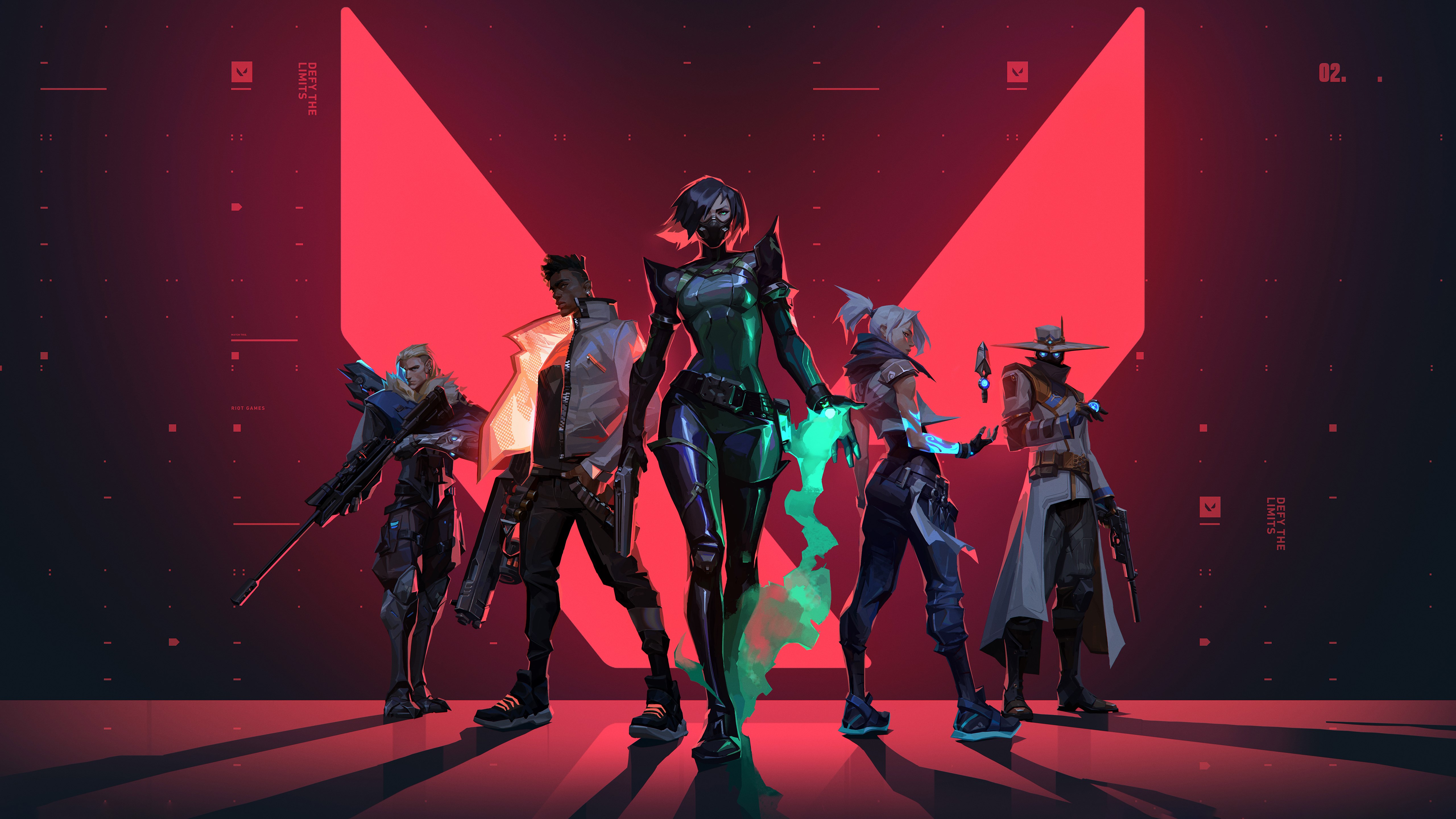 Valorant, Viper, Jett, Phoenix, Cypher, Sova, 5K