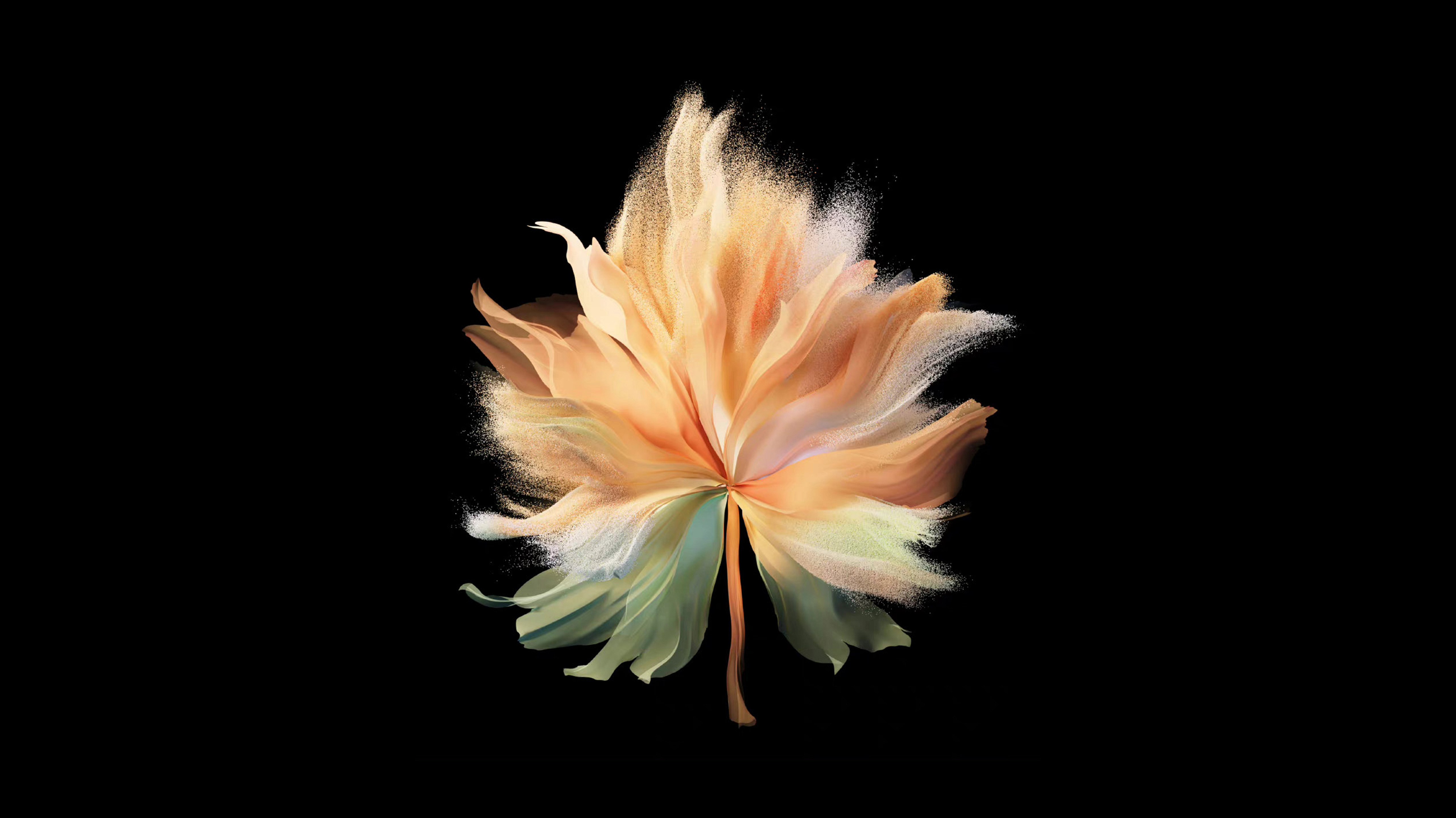 Vivo X Fold, Fundo preto, 5K, AMOLED