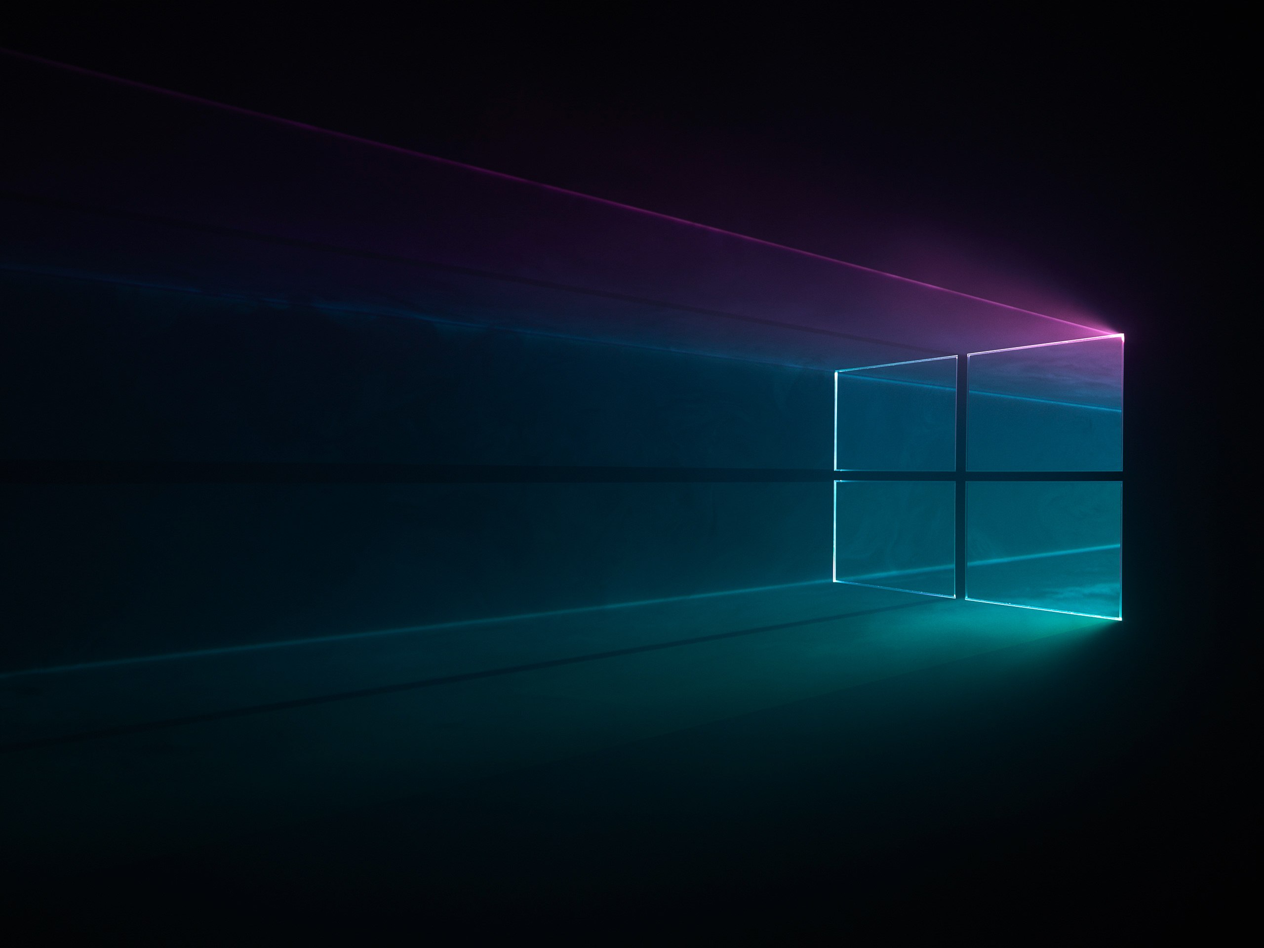 Windows 10, Microsoft Windows, Colorido, Fundo preto