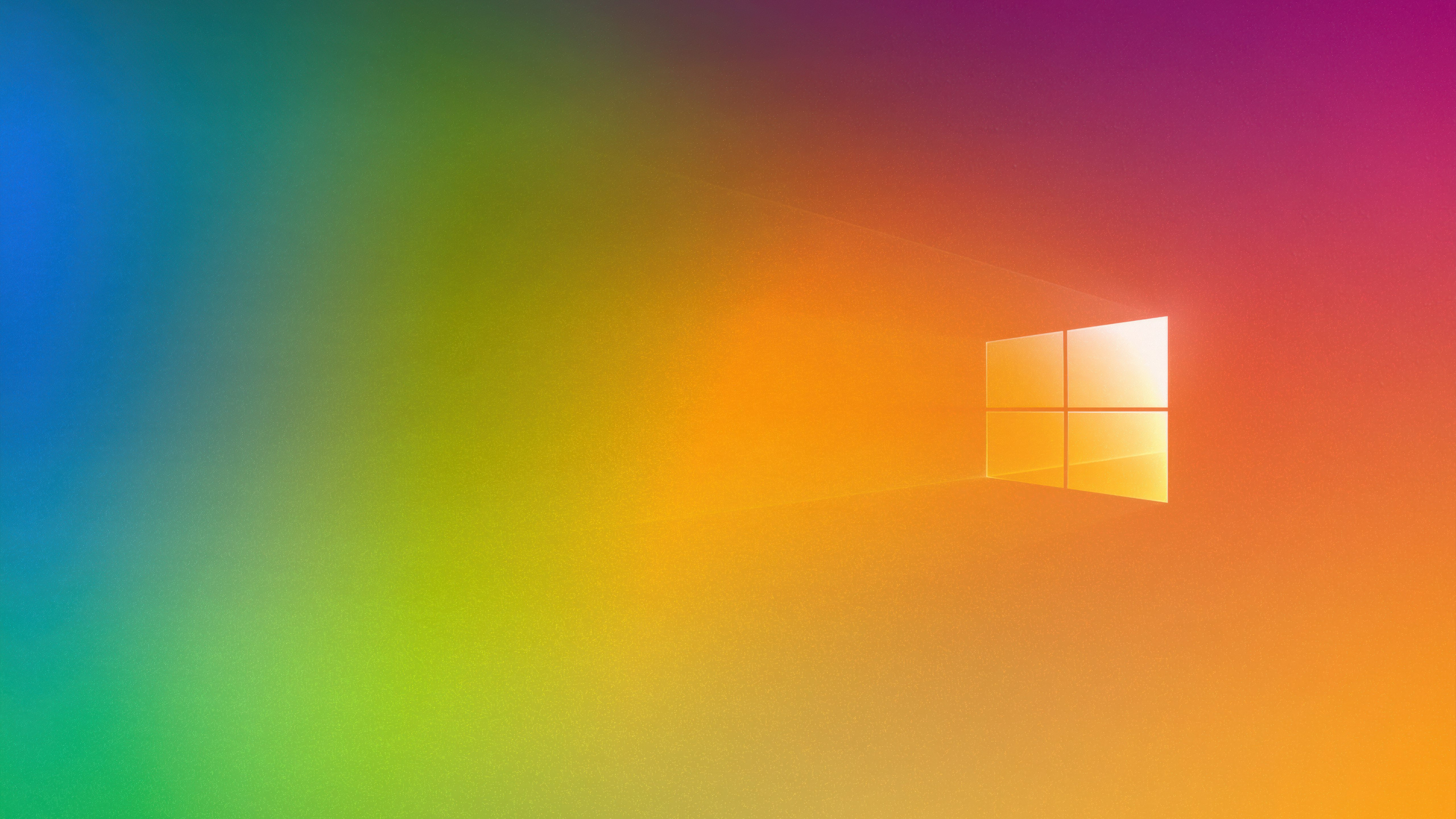 Windows 10, Pride, Fundo gradiente, 5K, Logo do Windows, Vibrante