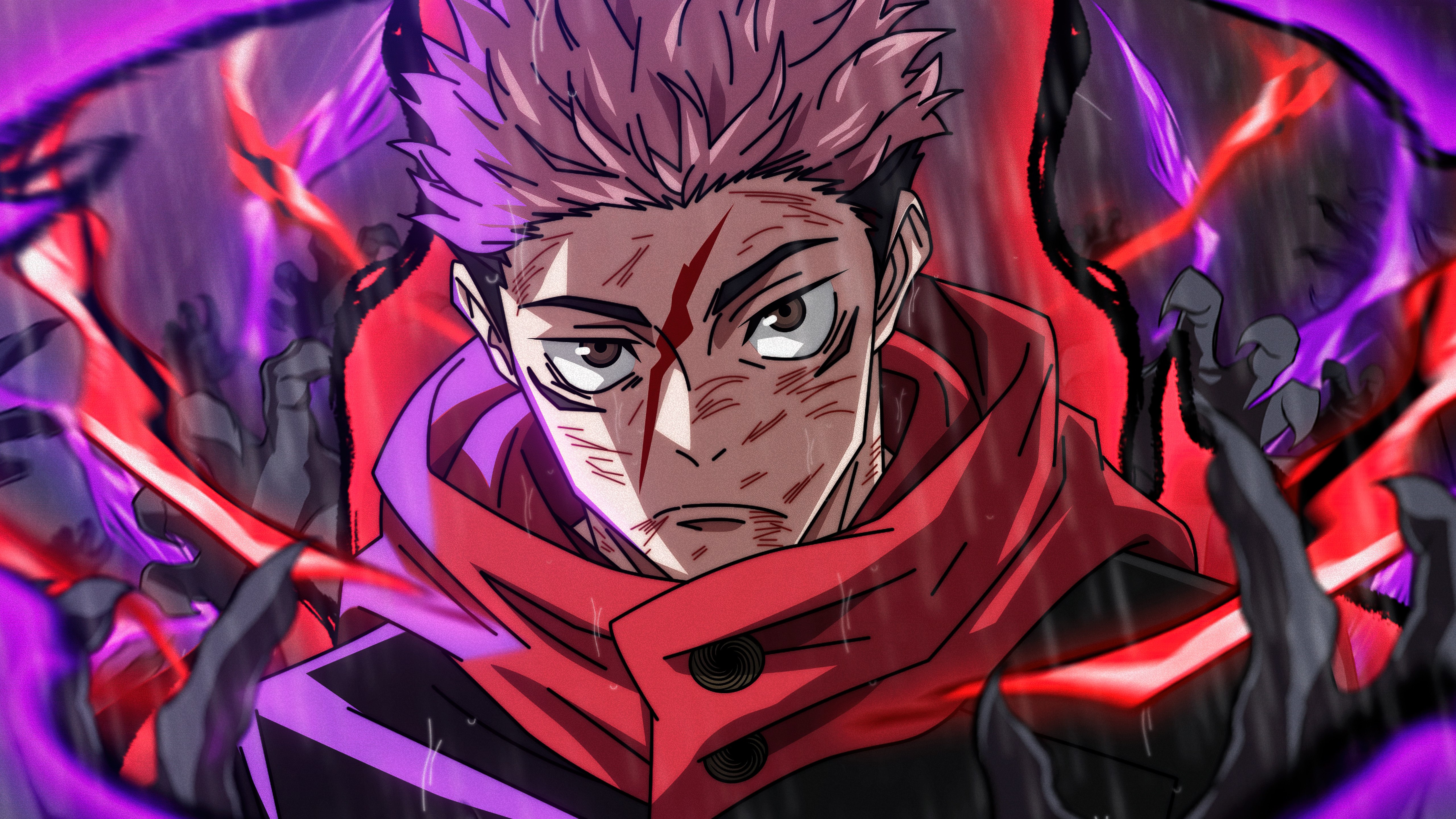 Yuji Itadori, Fan Art, Jujutsu Kaisen, 5K