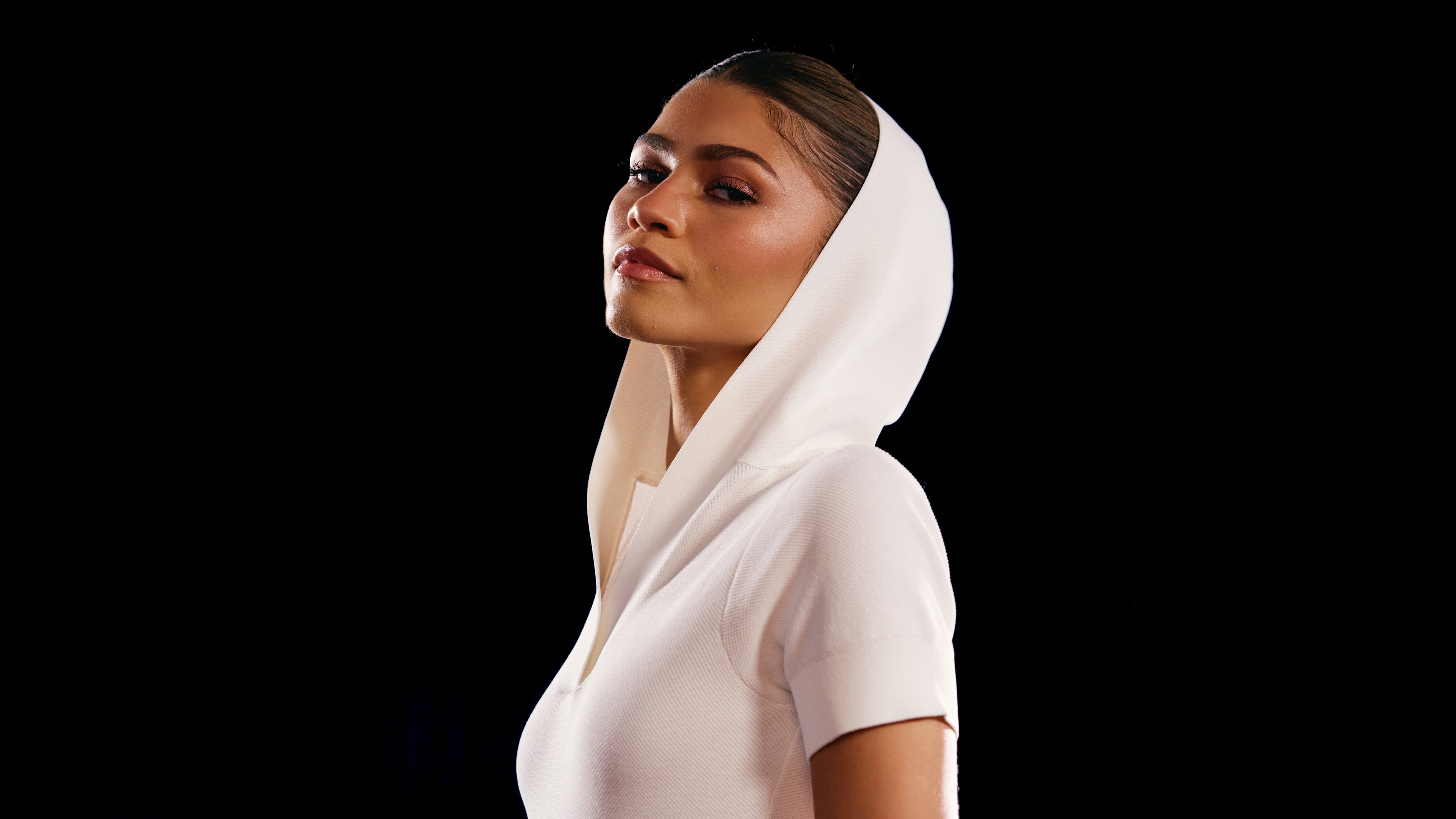 Zendaya, Fundo preto, 5K, AMOLED