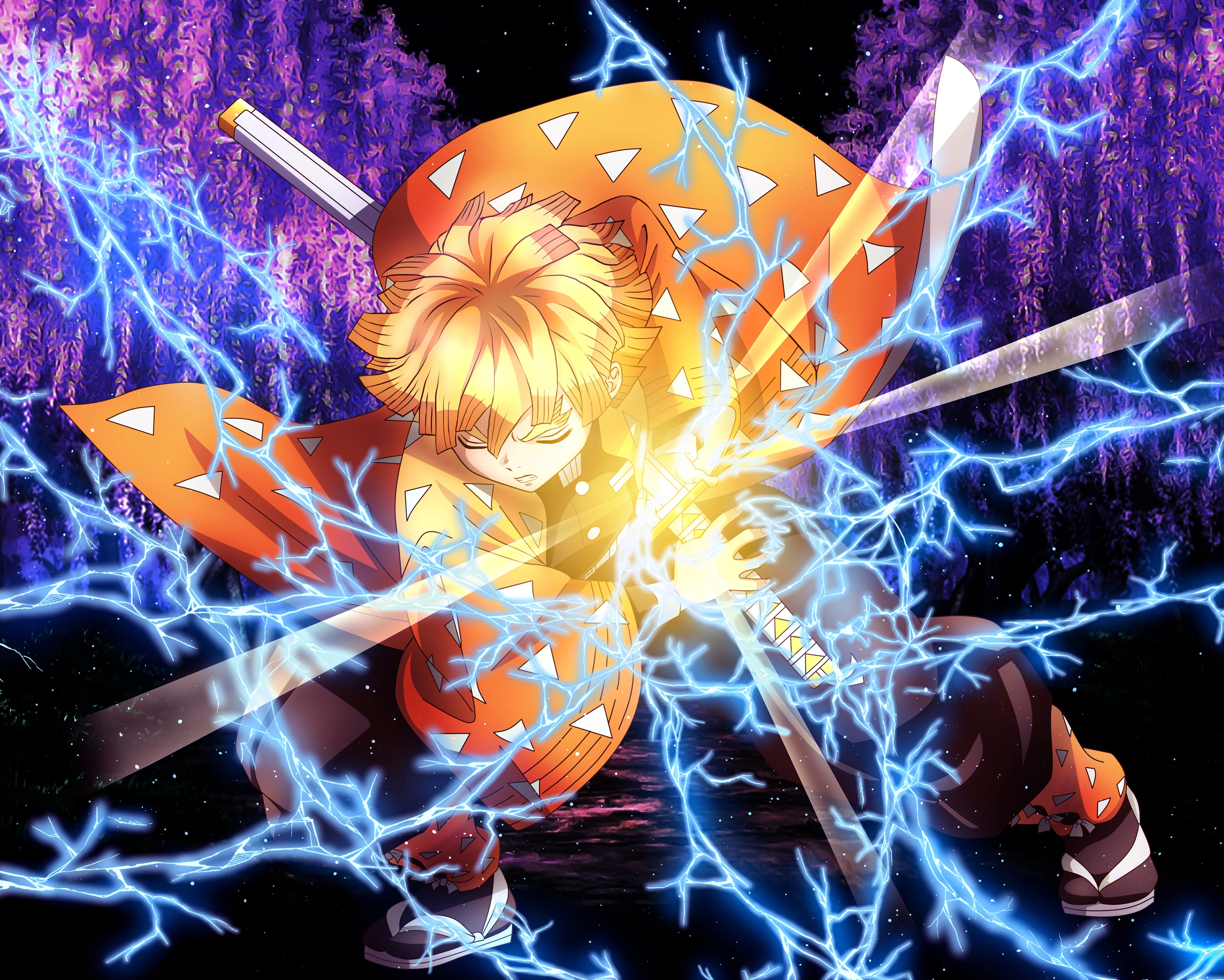 Zenitsu Agatsuma, Demon Slayer: Kimetsu no Yaiba, 5K