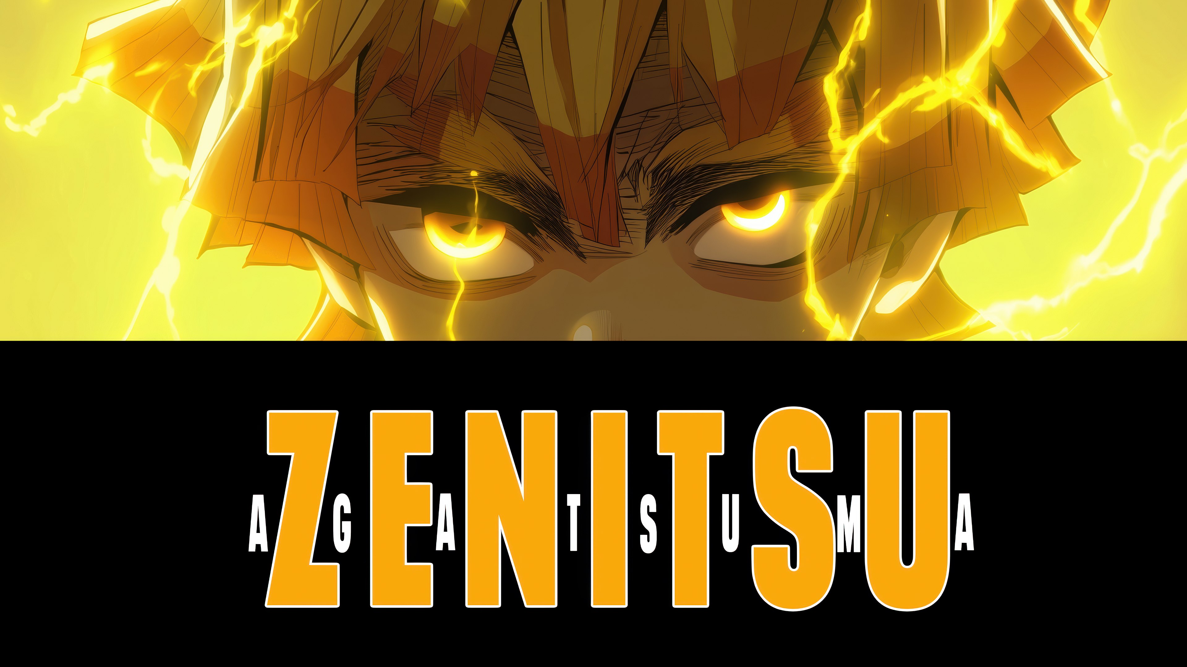 Zenitsu Agatsuma, Olhos, Demon Slayer: Kimetsu no Yaiba